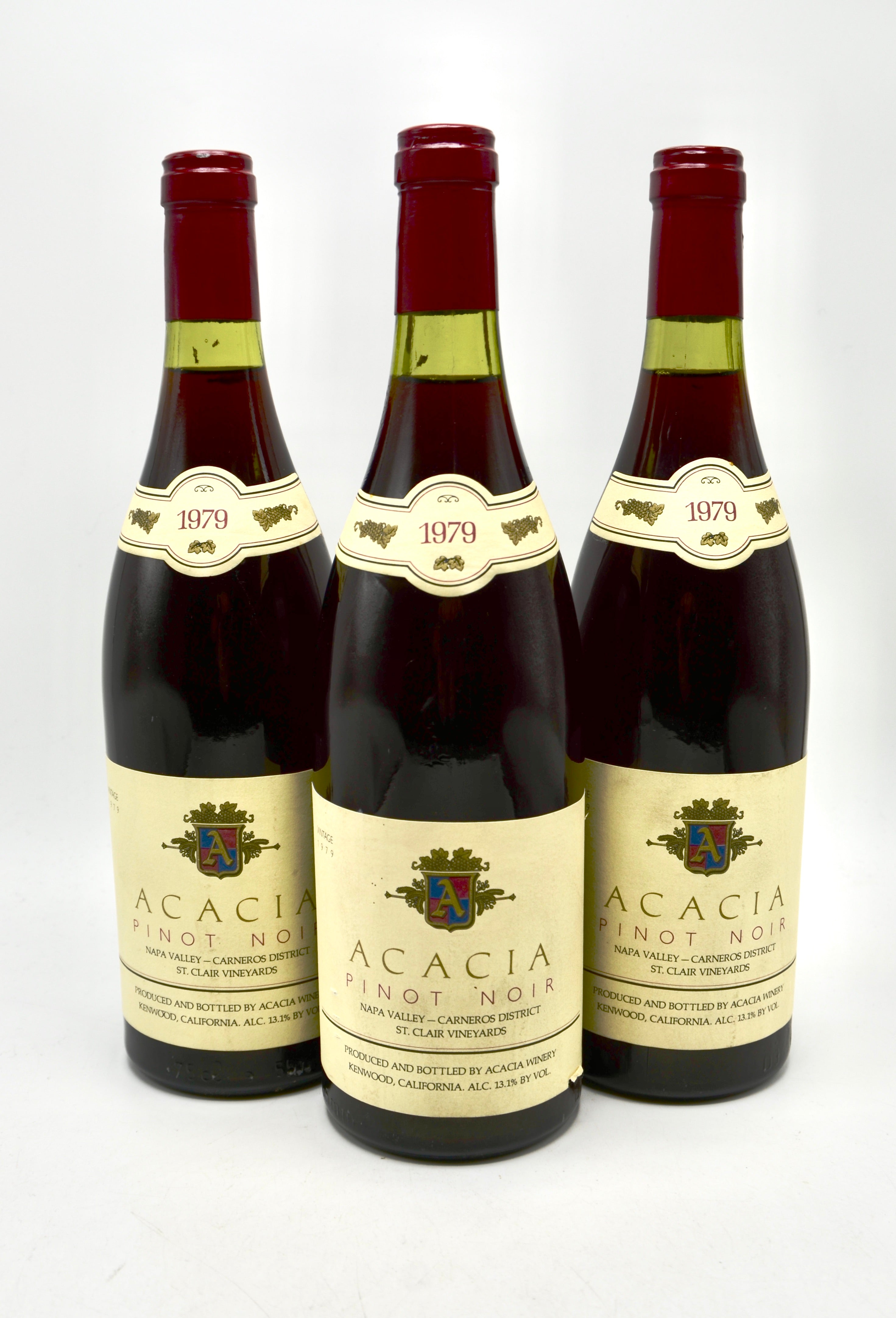 1979 Acacia Pinot Noir, St. Clair Vineyards, Carneros, Napa Valley