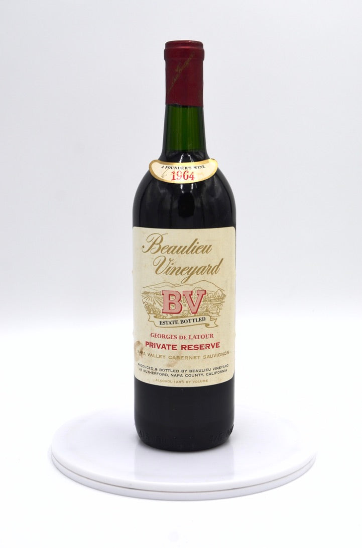 1964 Beaulieu Vineyard Georges de Latour Private Reserve Cabernet Sauvignon, Napa Valley