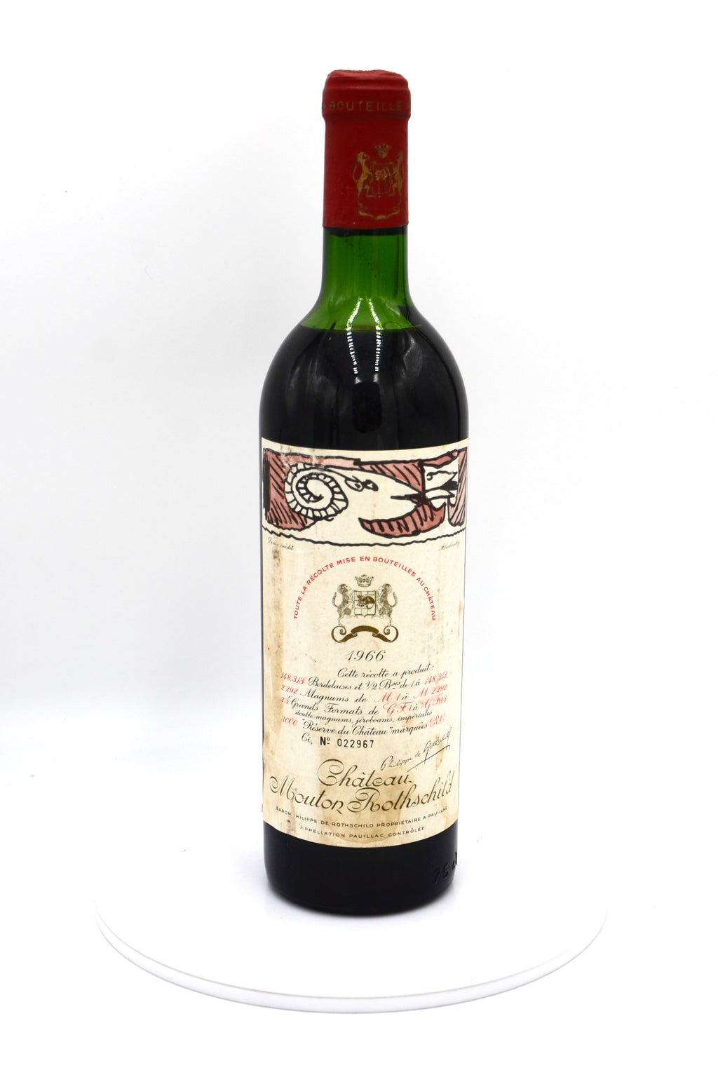 1966 Château Mouton Rothschild, Pauillac