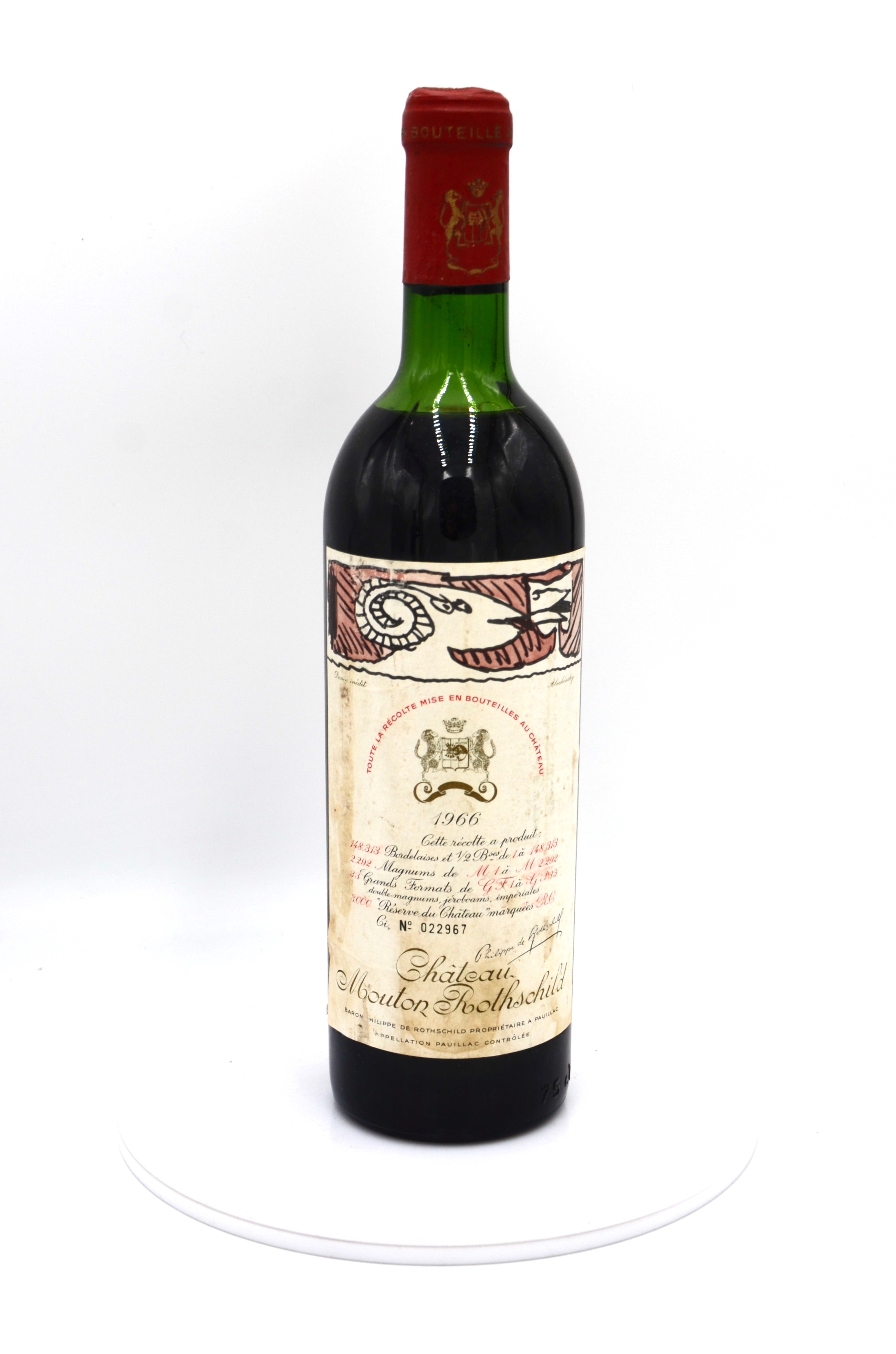 1966 Château Mouton Rothschild, Pauillac