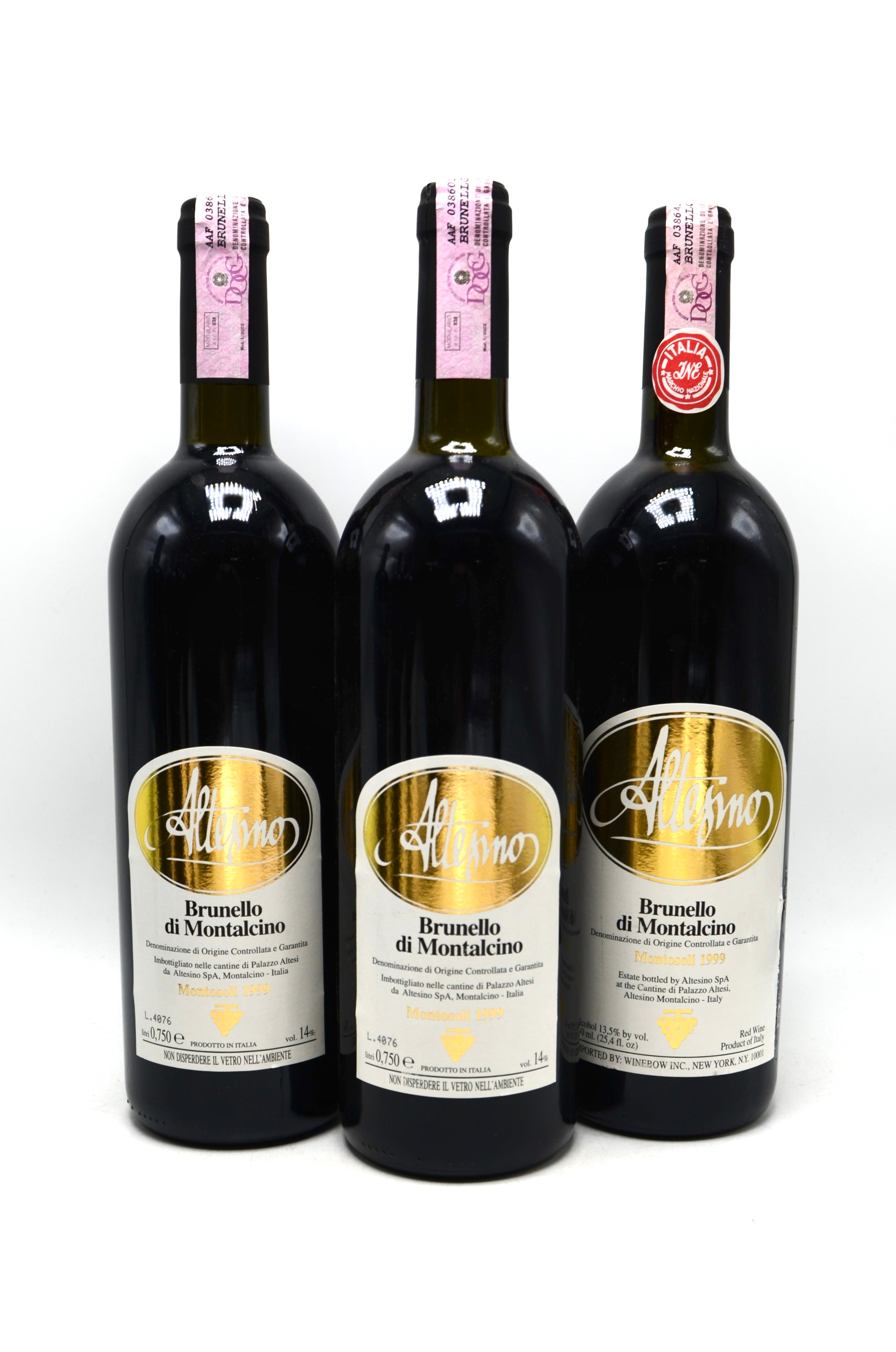 1999 Altesino Brunello di Montalcino, Montosoli