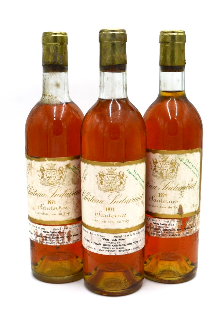 1971 Château Suduiraut, Sauternes