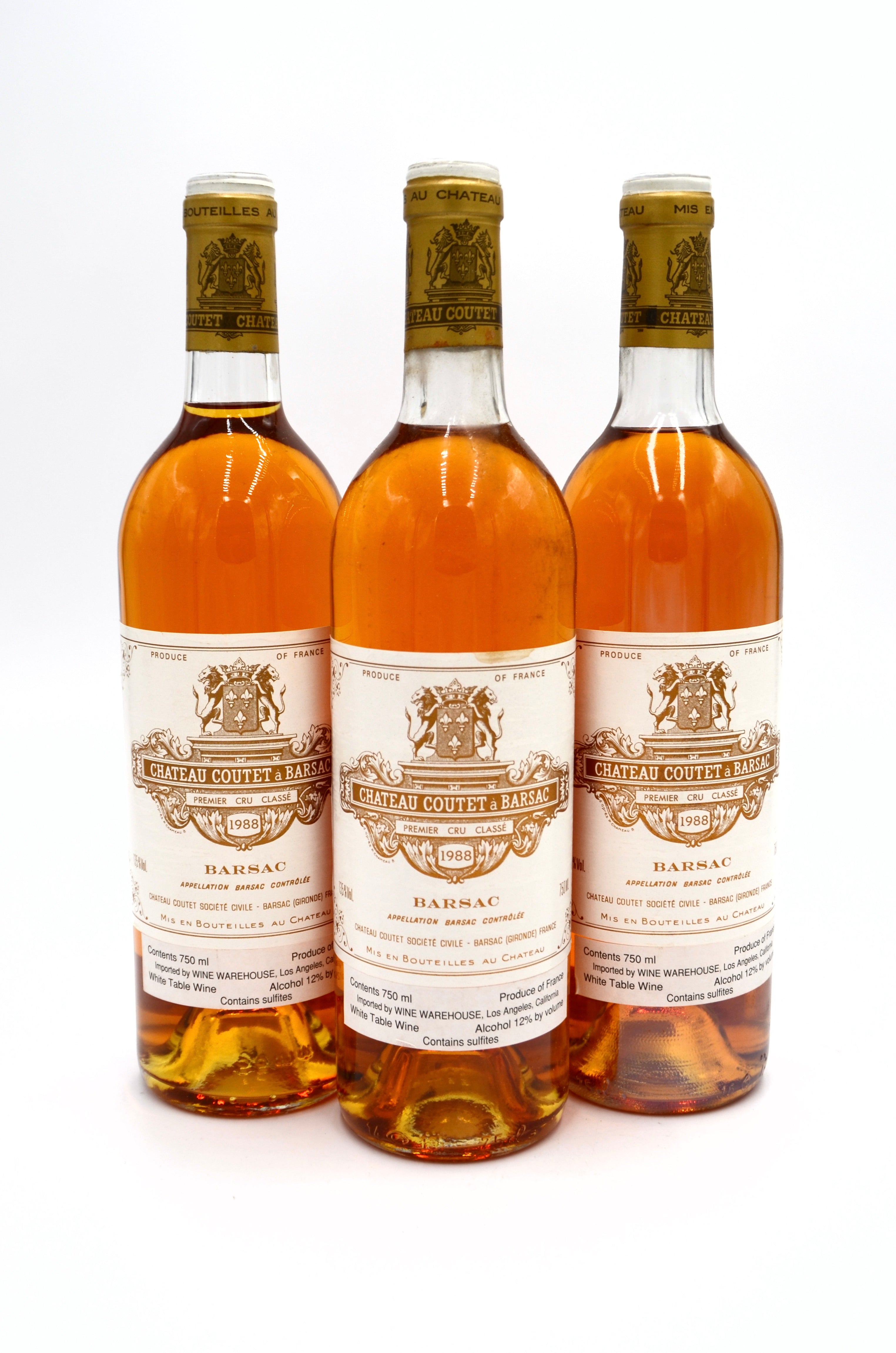 1988 Château Coutet, Barsac