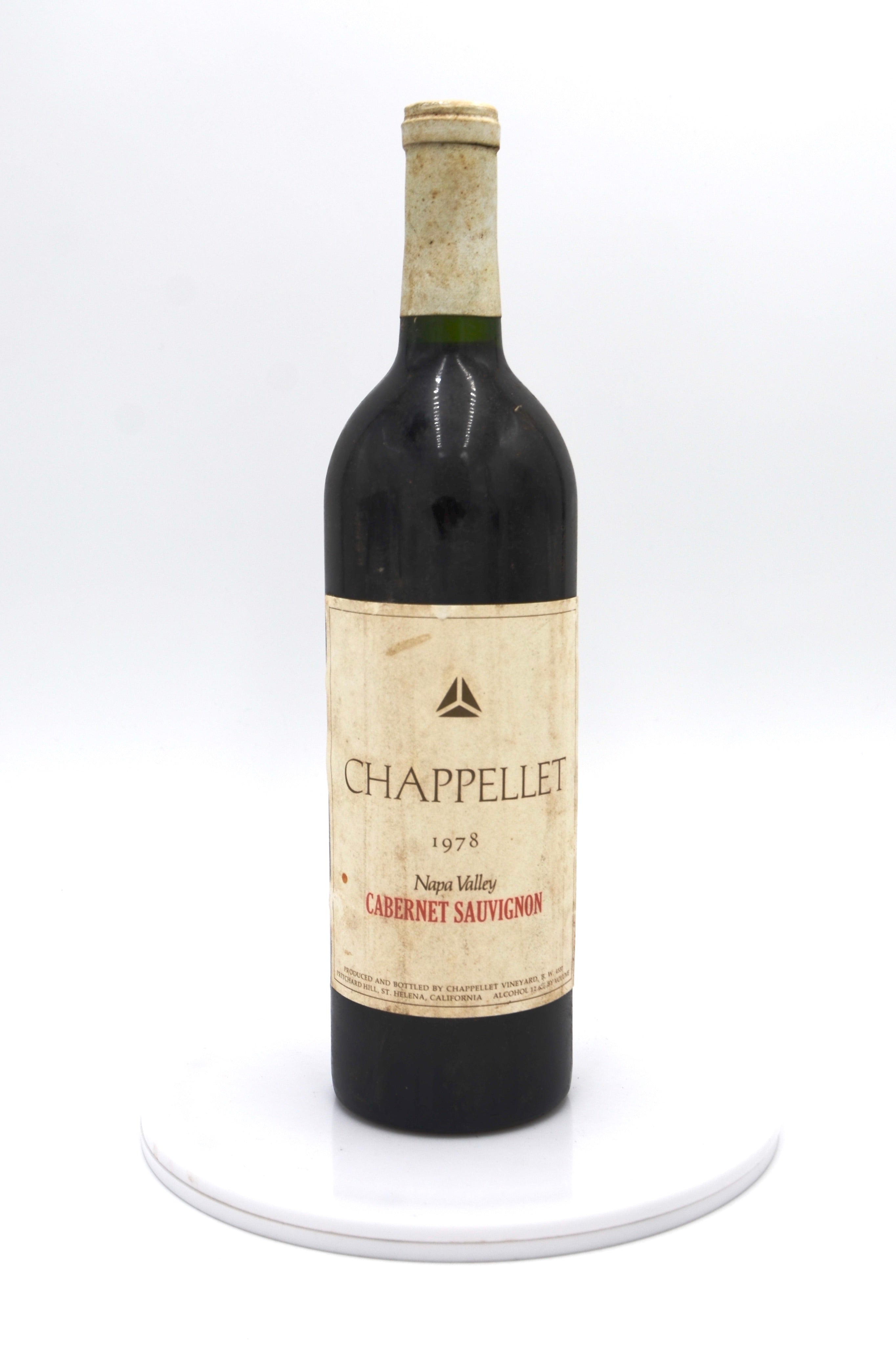 1978 Chappellet Cabernet Sauvignon, Napa Valley
