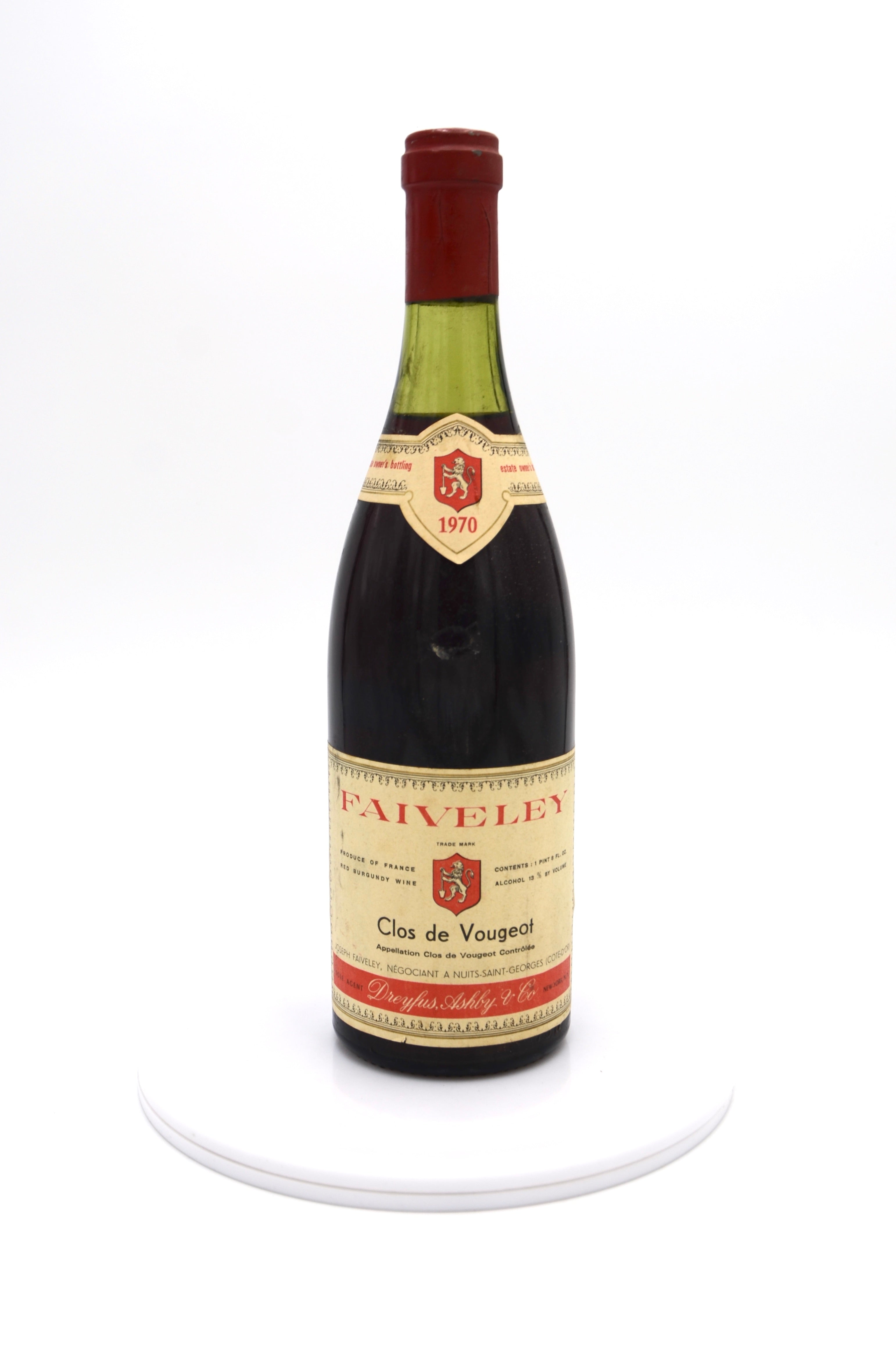 1970 Domaine Faiveley Clos de Vougeot, Grand Cru
