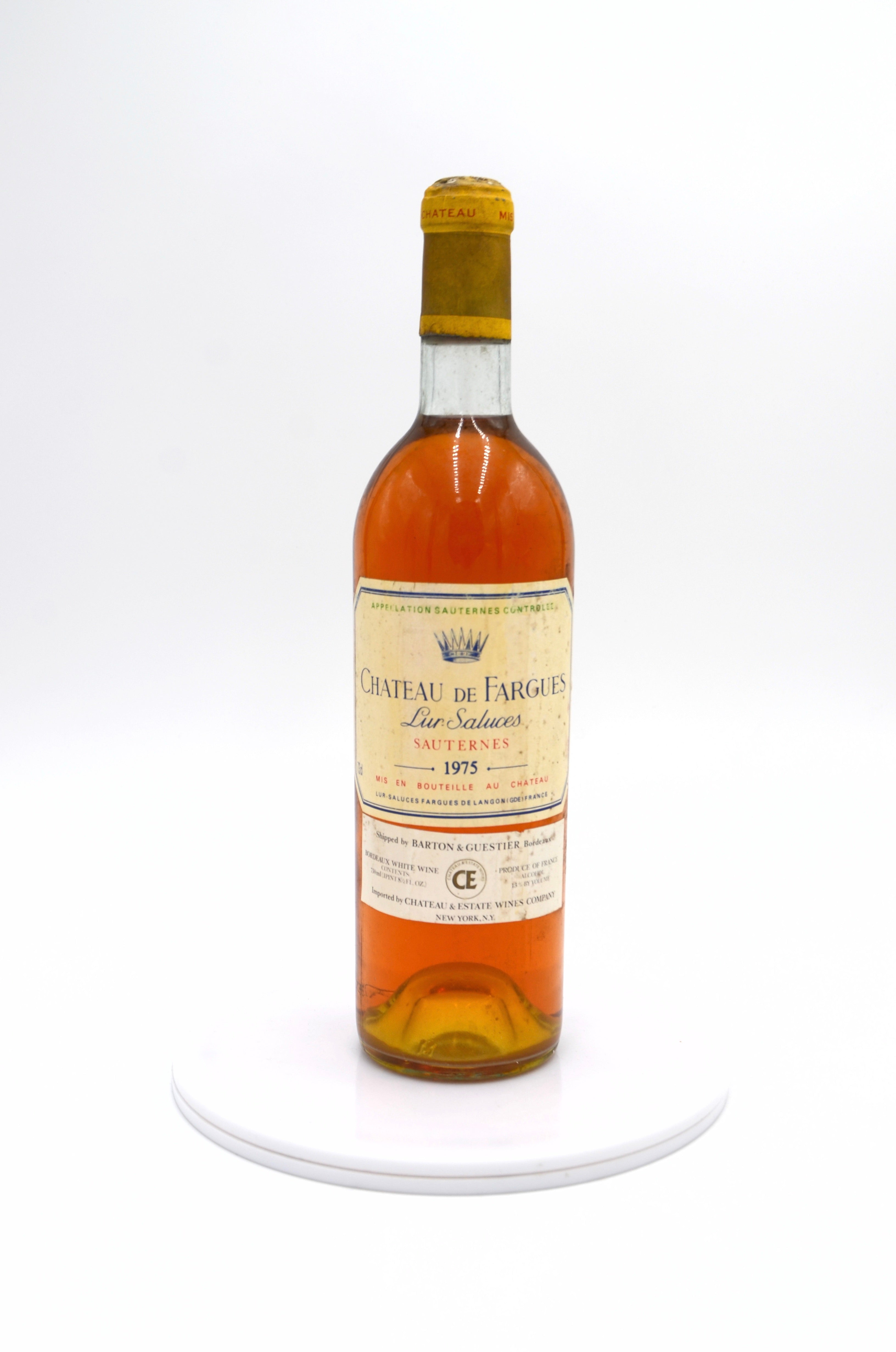 1975 Château de Fargues, Sauternes