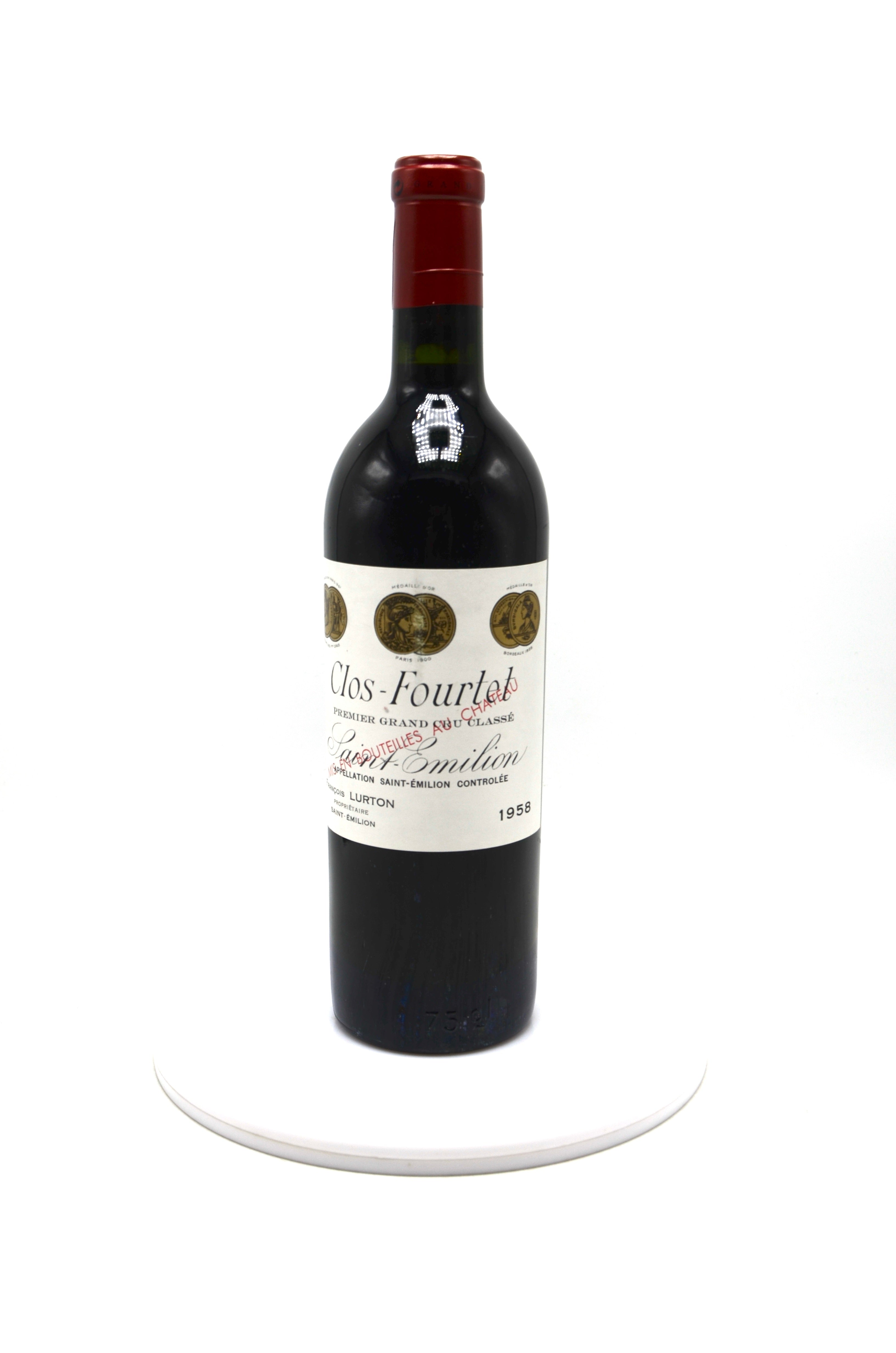 1958 Clos Fourtet, St. Emilion