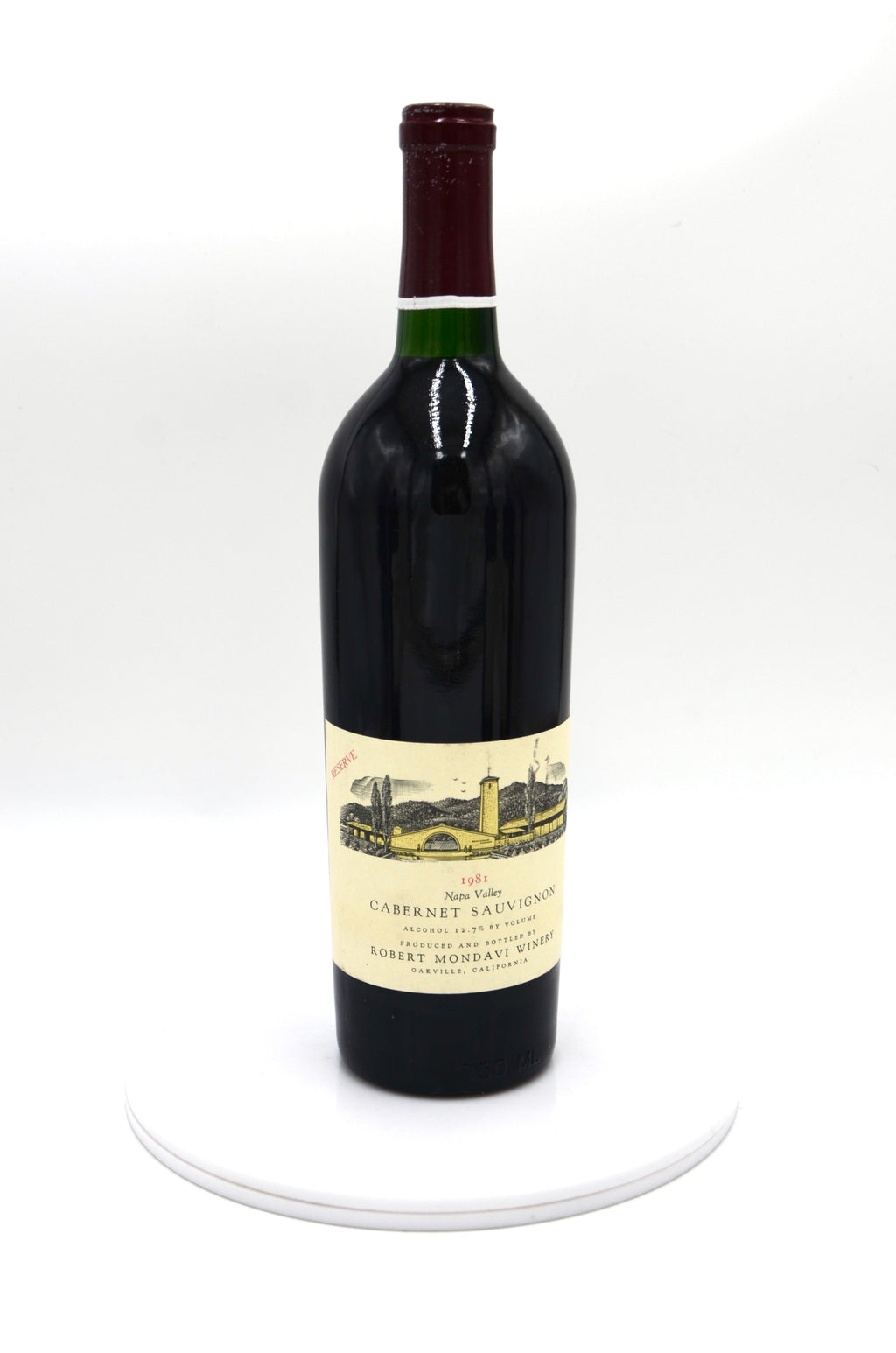 1981 Robert Mondavi Reserve Cabernet Sauvignon, Napa Valley