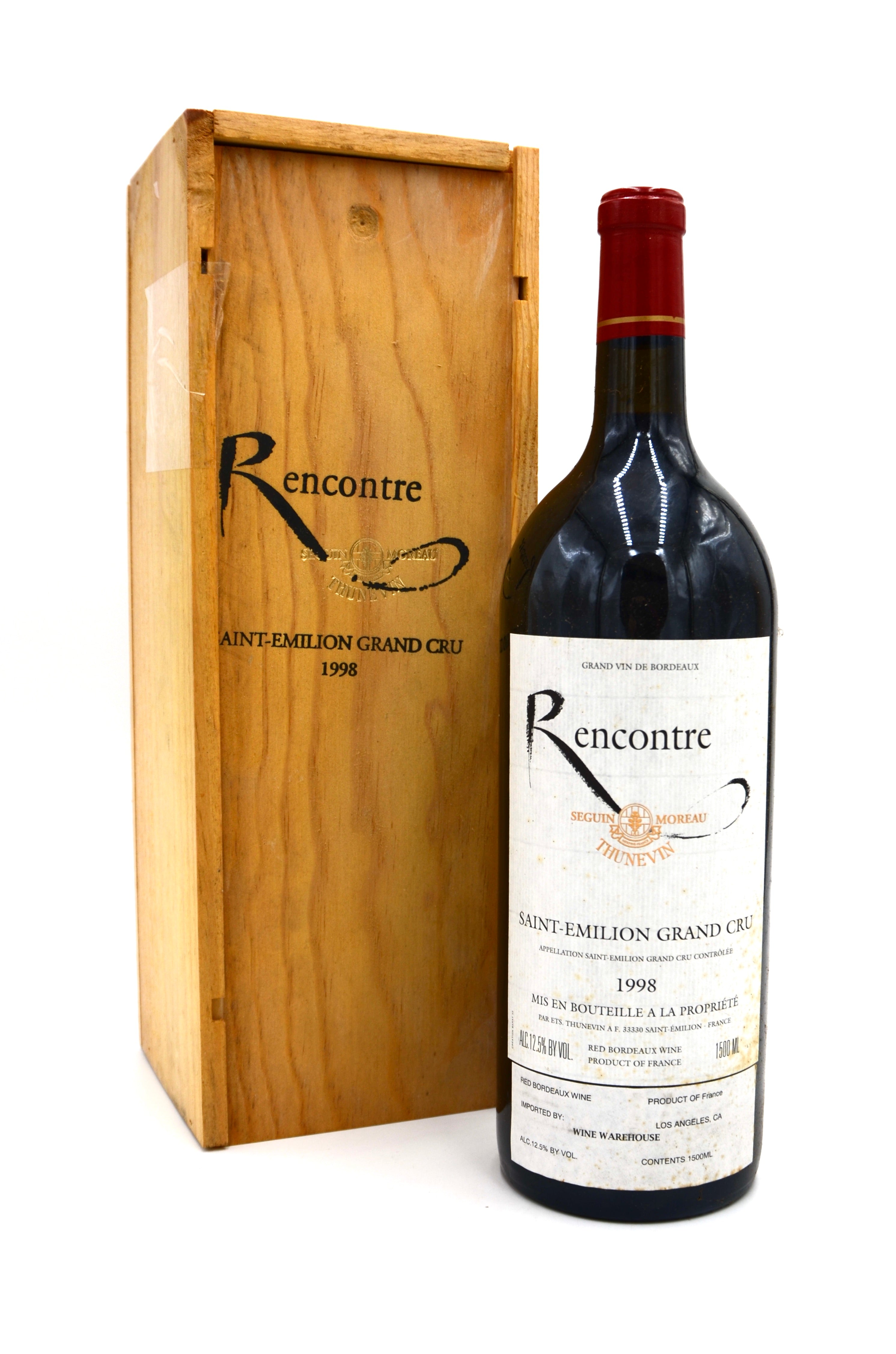 1998 Château Seguin Moreau Thunevin Rencontre, St. Emilion (magnum)