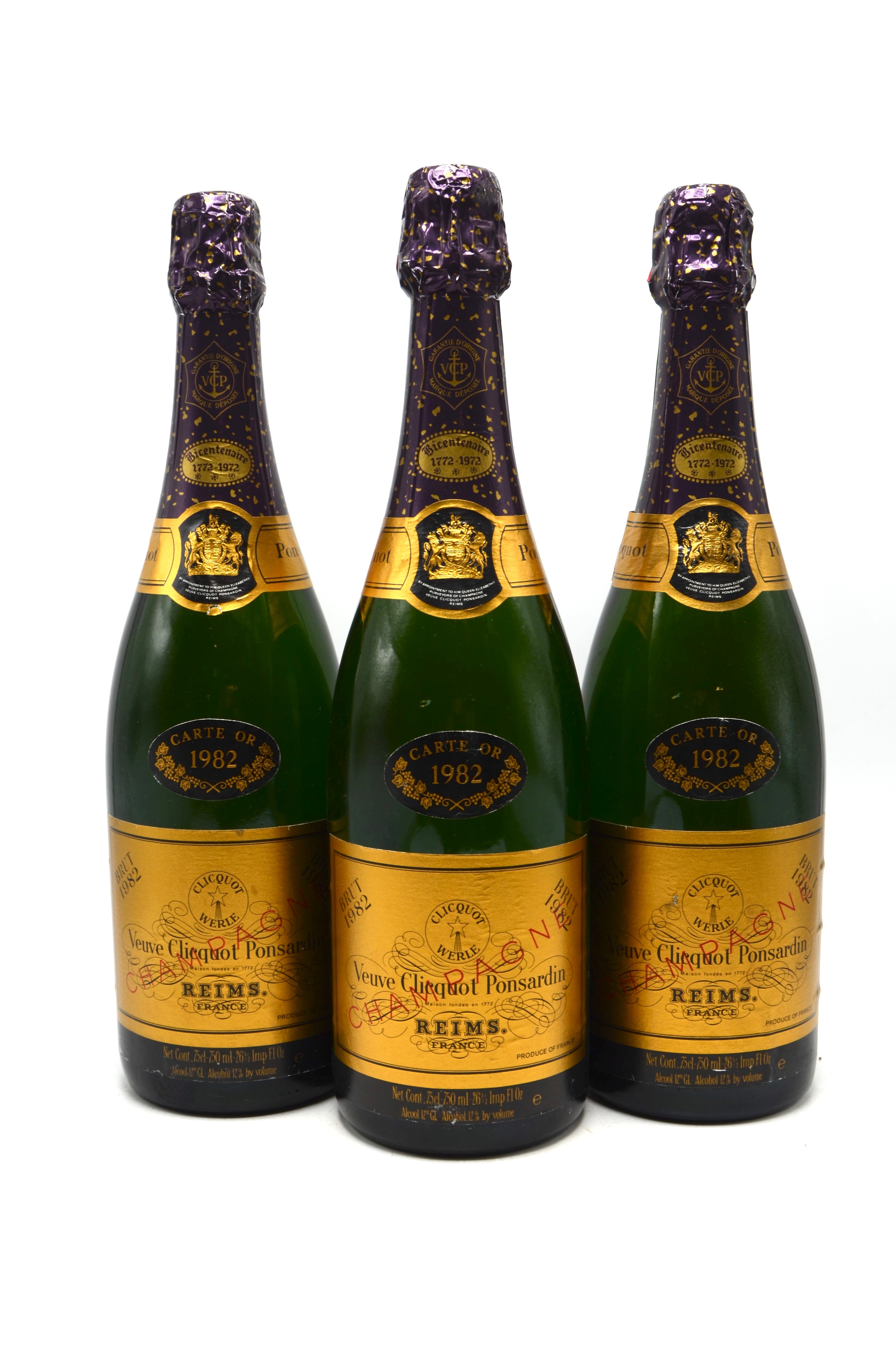 1982 Veuve Clicquot Vintage Brut Champagne