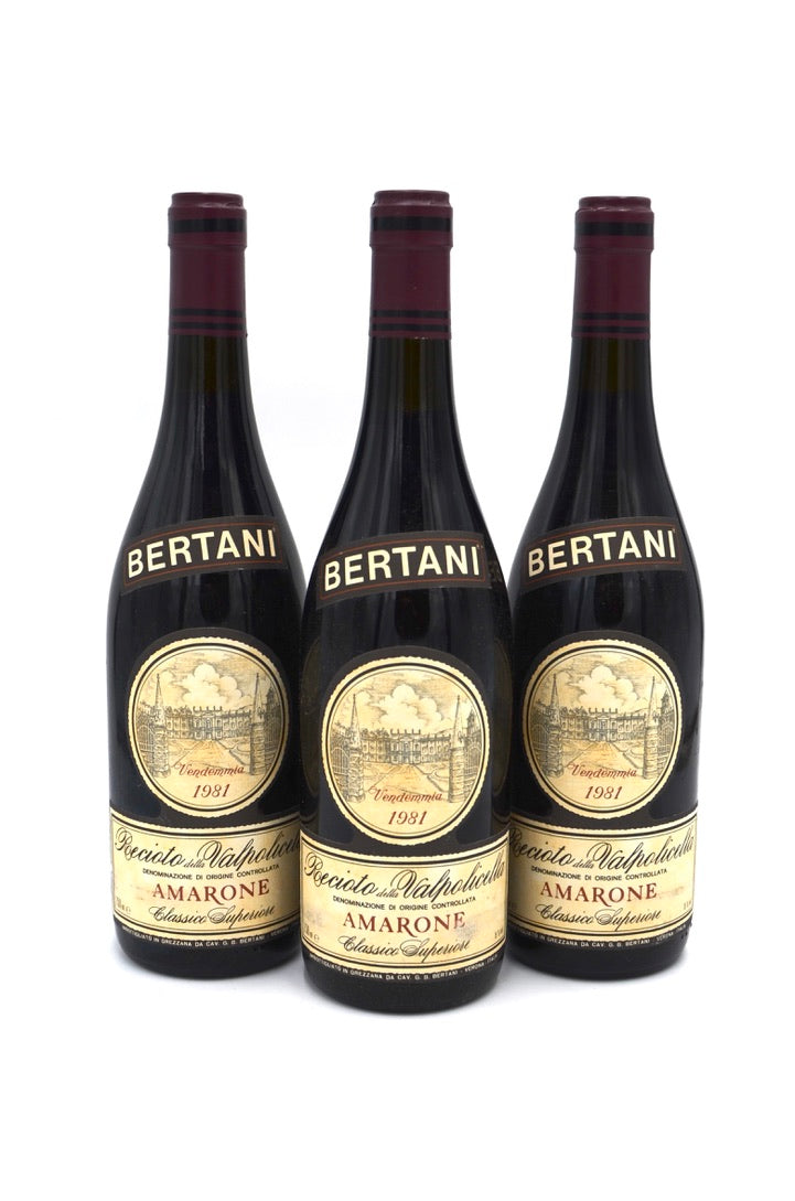 1981 Bertani Amarone della Valpolicella Classico Superiore