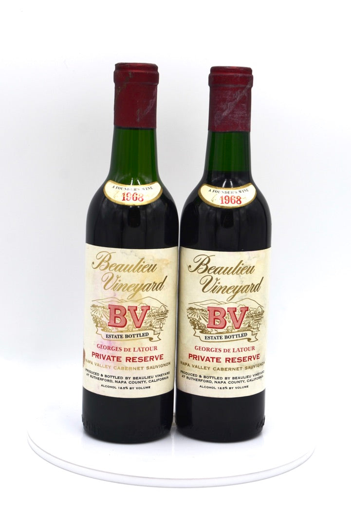 1968 Beaulieu Vineyard Georges de Latour Private Reserve Cabernet Sauvignon, Napa Valley (half-bottle)