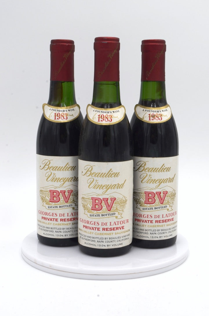 1983 Beaulieu Vineyard Georges de Latour Private Reserve Cabernet Sauvignon, Napa Valley (half-bottle)