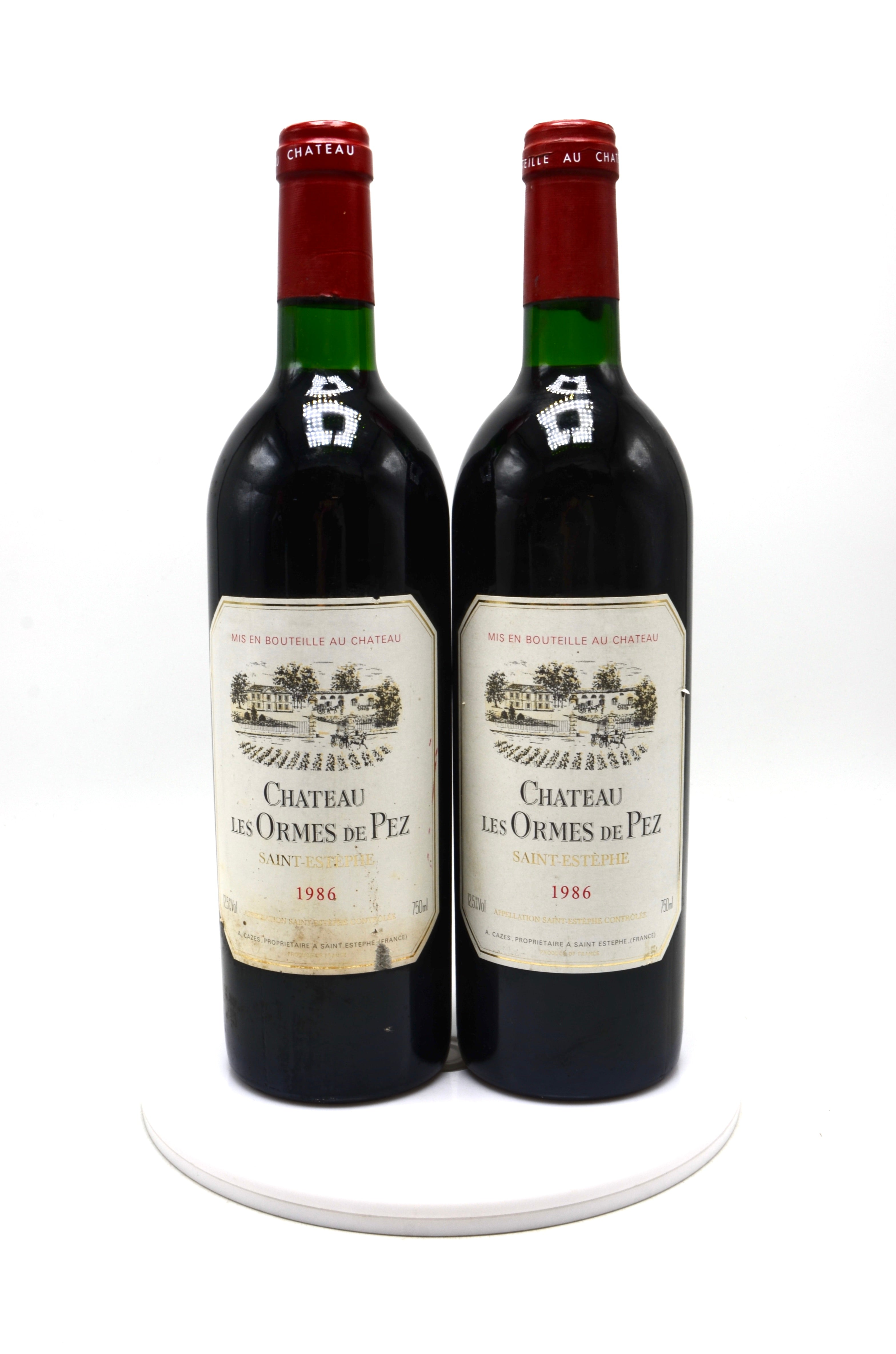 1986 Château Les Ormes de Pez, St. Estèphe