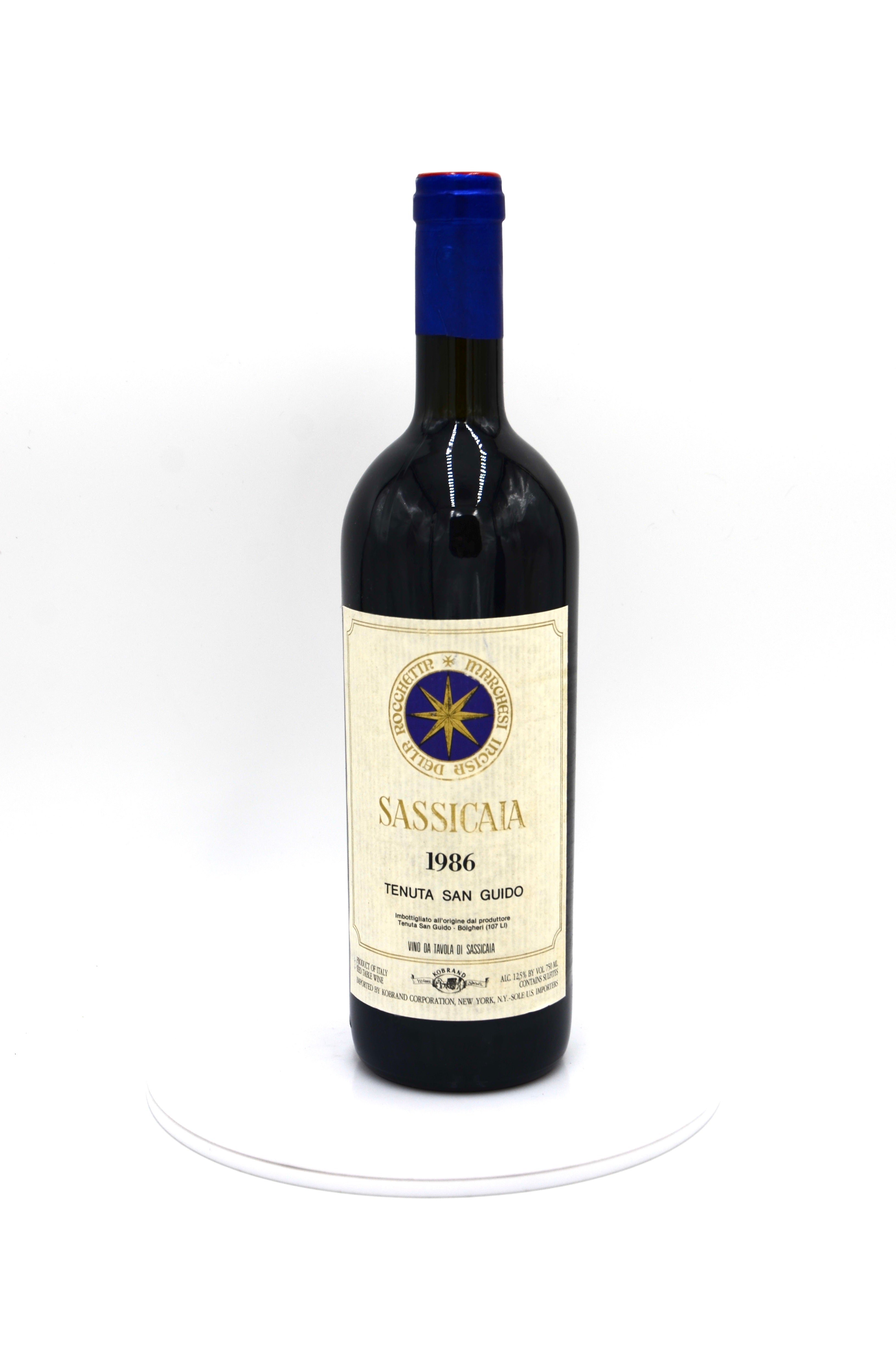 1986 Sassicaia Tenuta San Guido
