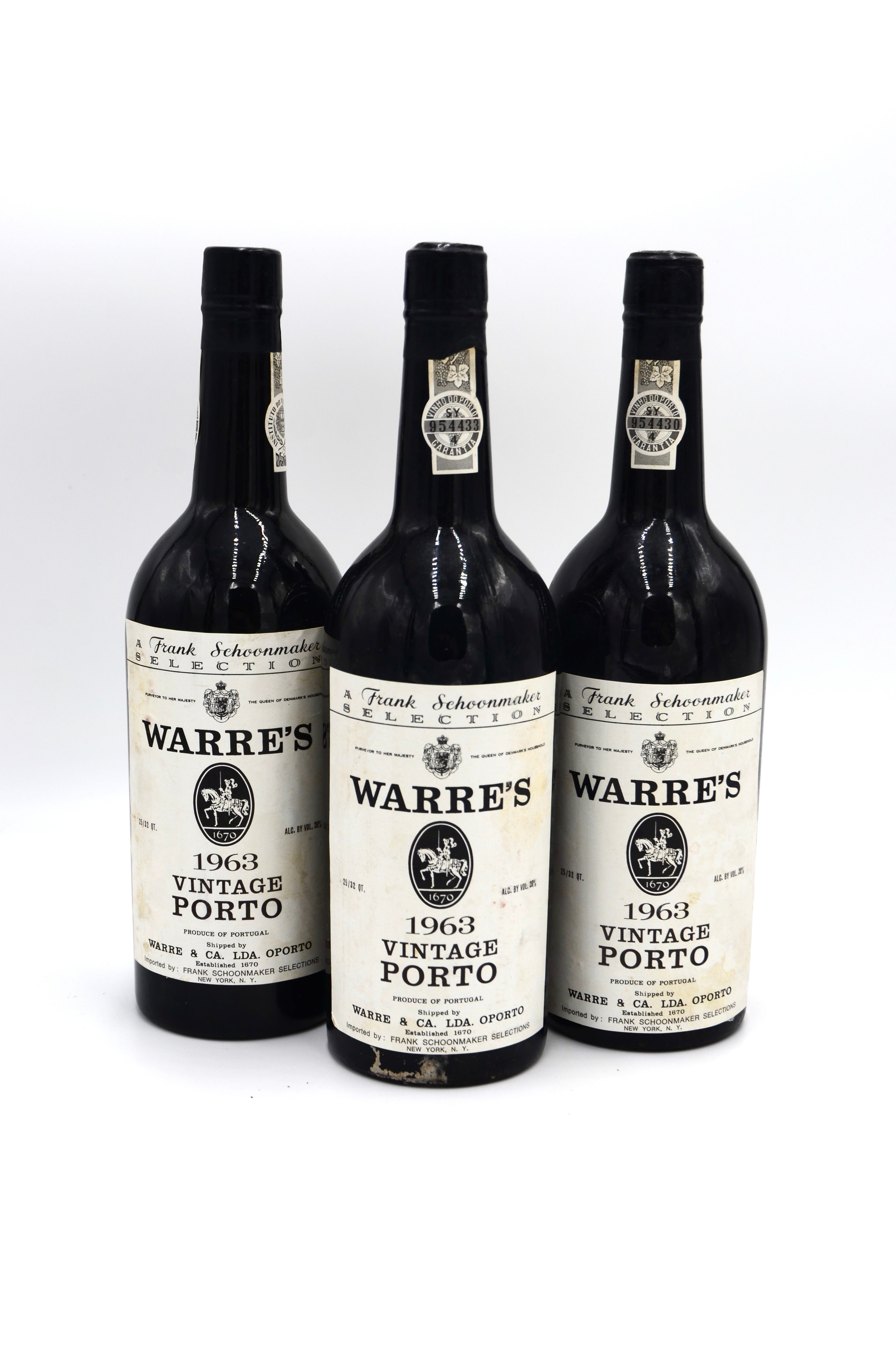 1963 Warre's Vintage Port
