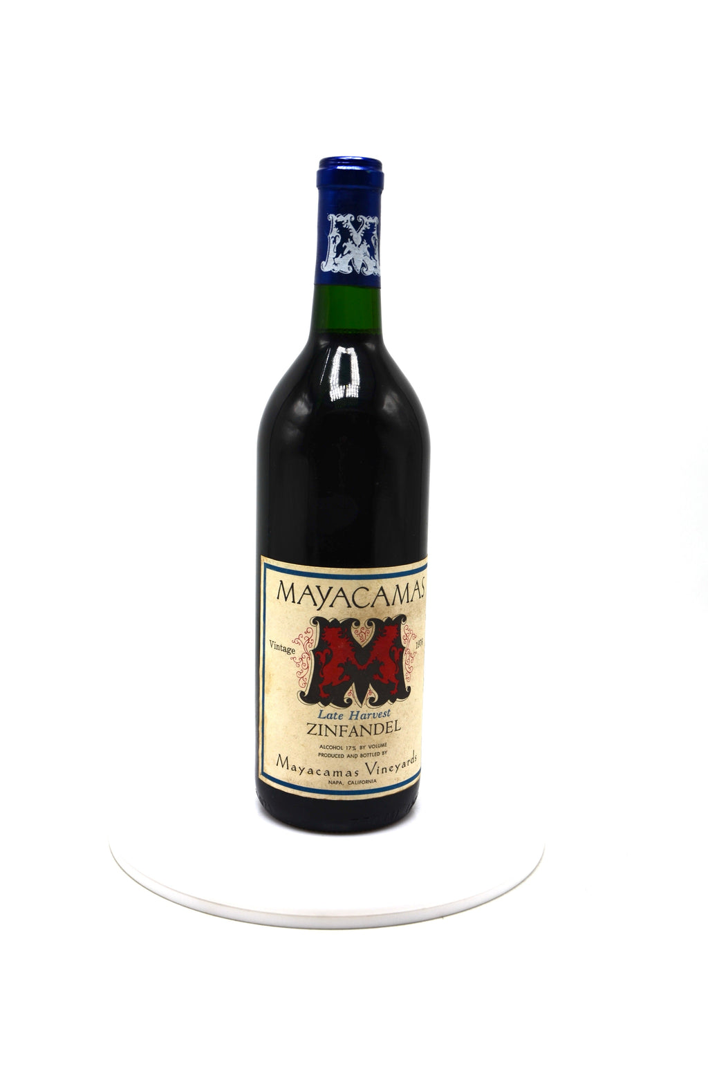 1976 Mayacamas Late Harvest Zinfandel, Napa Valley