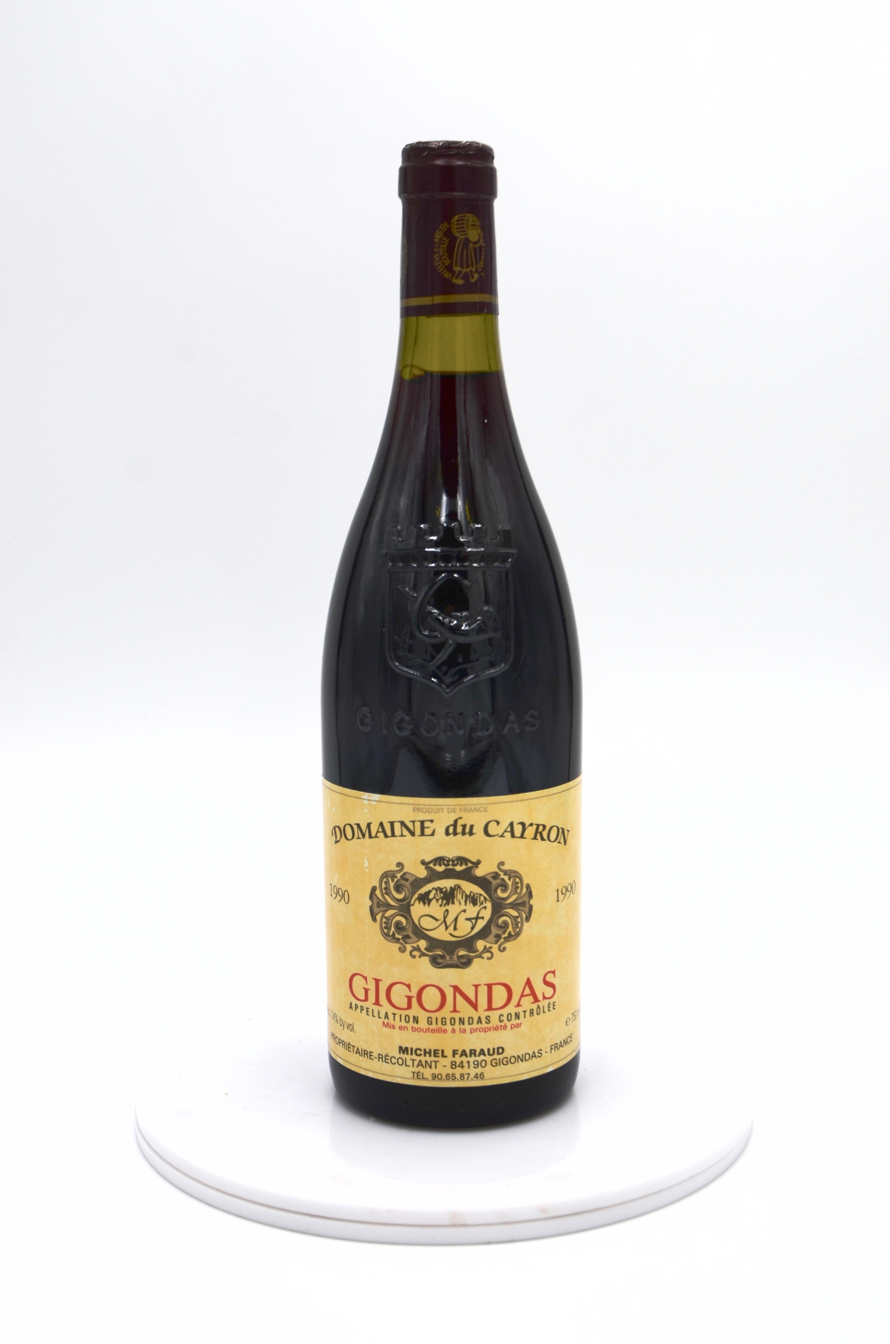 1990 Domaine du Cayron Gigondas, Rhone