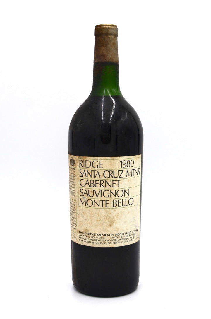1980 Ridge Vineyards Cabernet Sauvignon, Monte Bello, Santa Cruz Mountains (magnum)