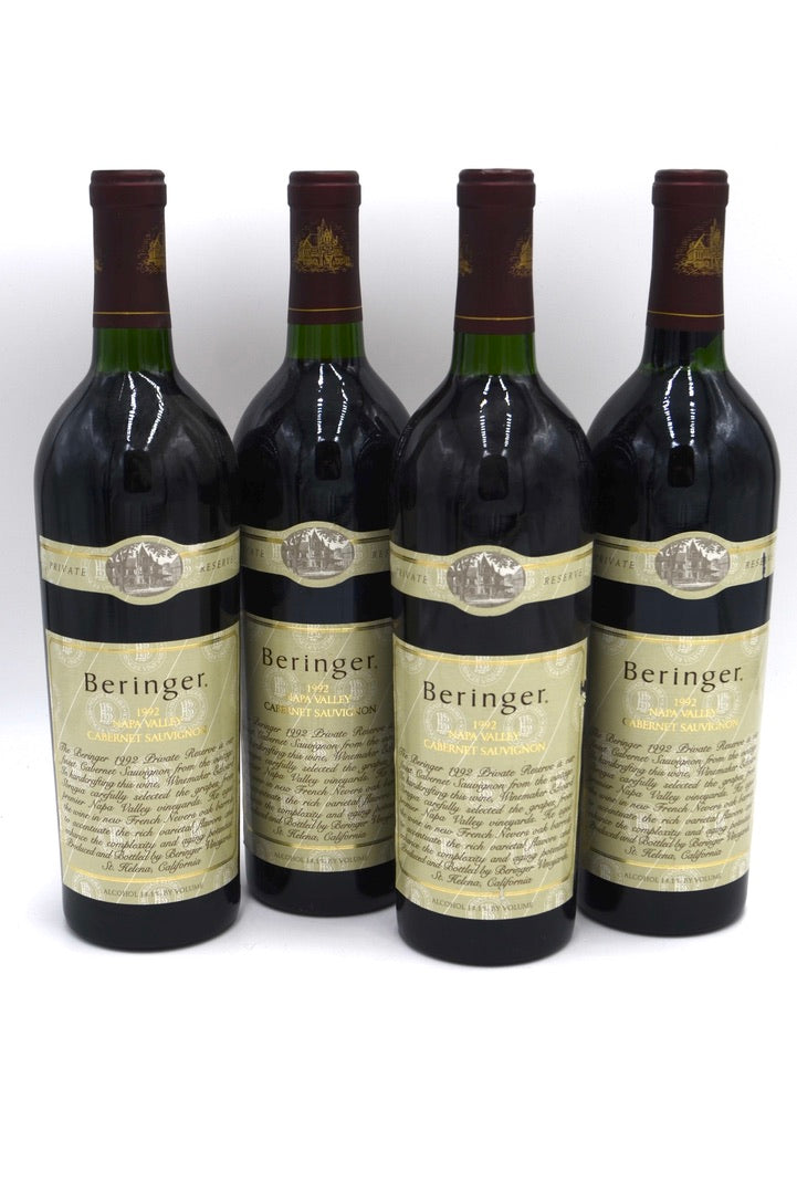 1992 Beringer Vineyards Private Reserve Cabernet Sauvignon, Napa Valley