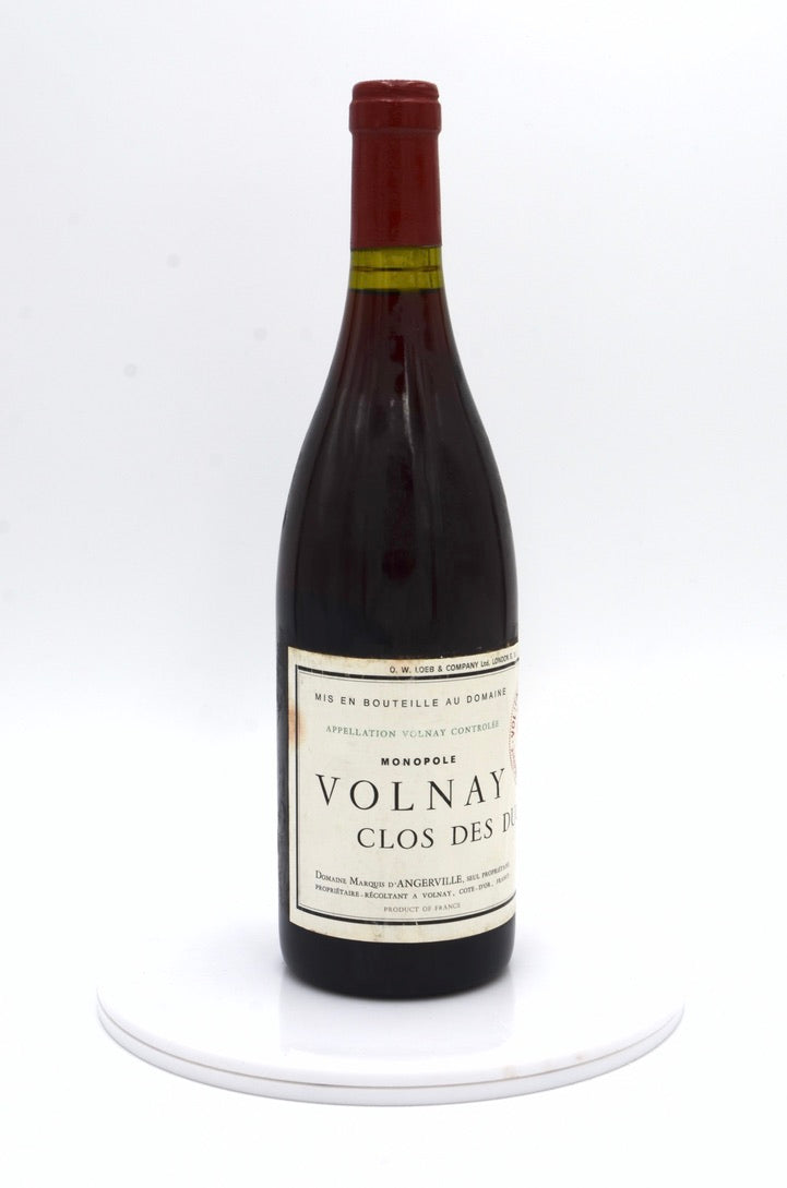 1985 Domaine Marquis d'Angerville Volnay, Clos des Ducs, Monopole Premier Cru