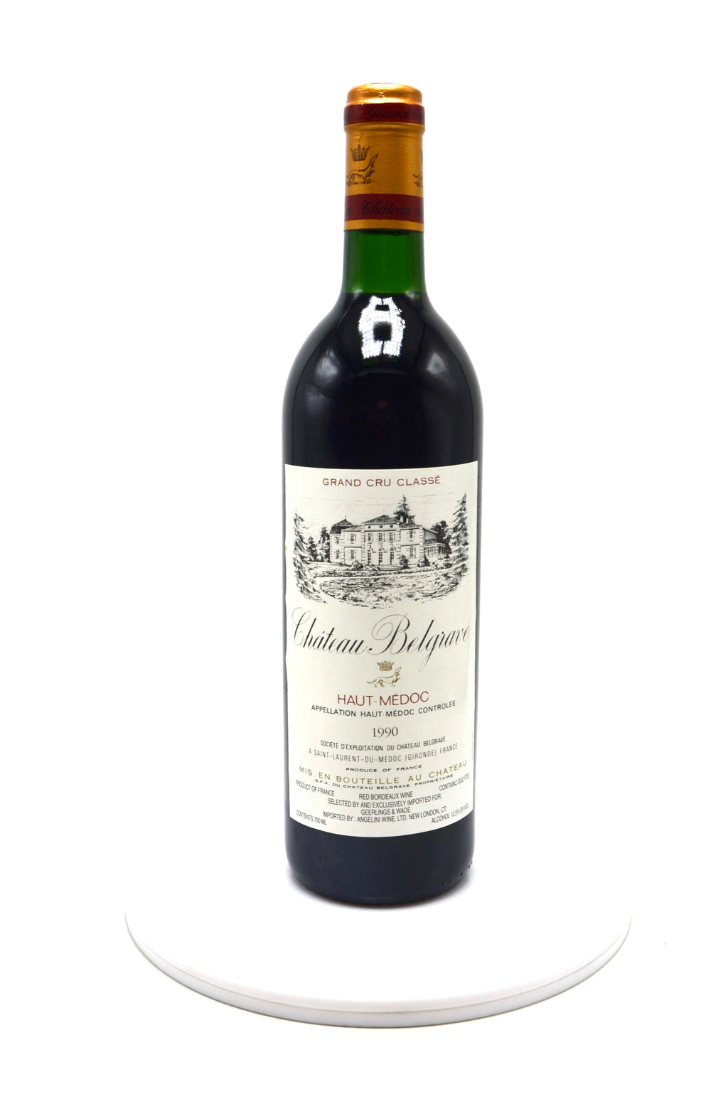 1990 Château Belgrave, Haut-Médoc