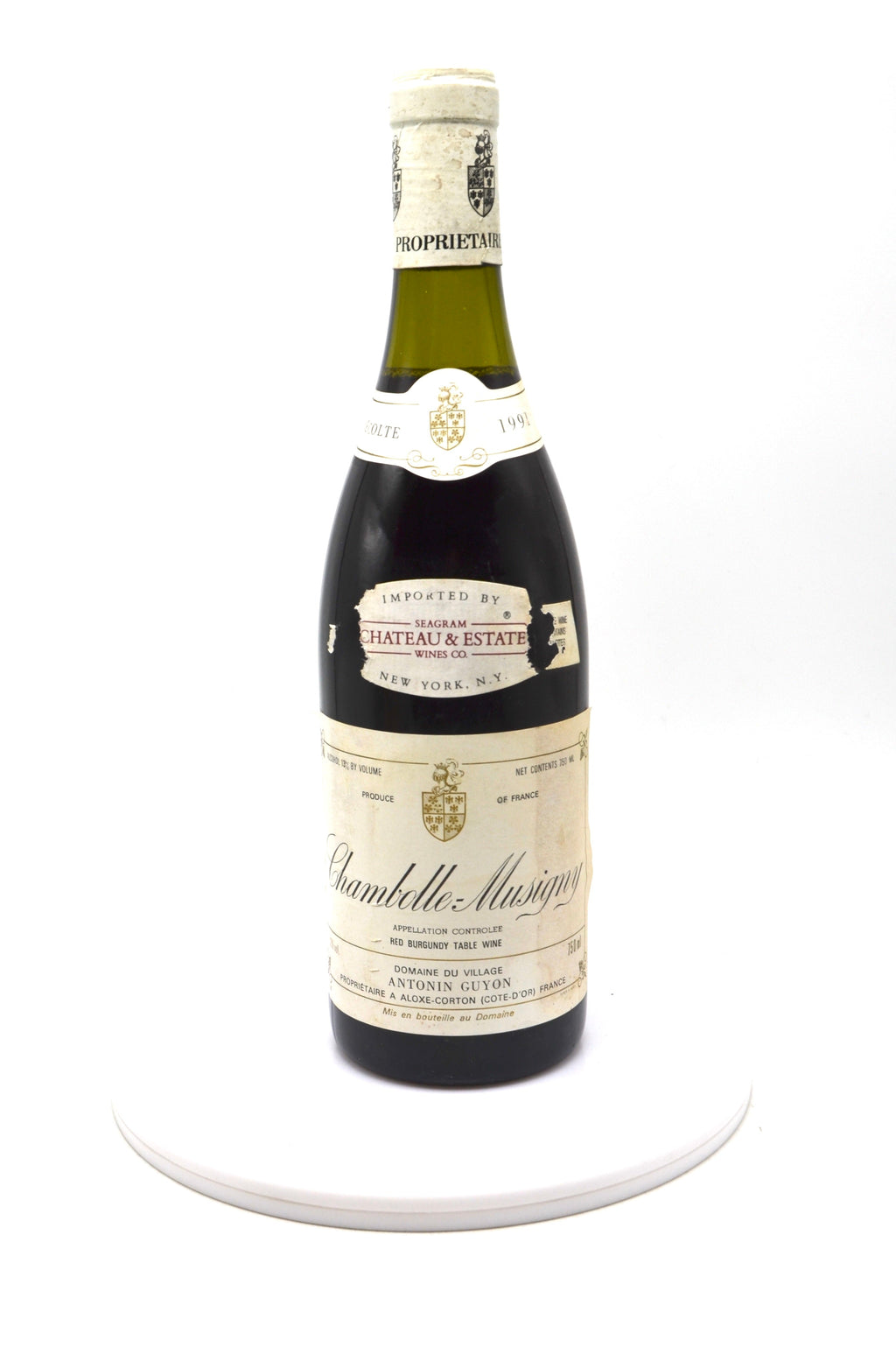 1991 Domaine Antonin Guyon Chambolle-Musigny