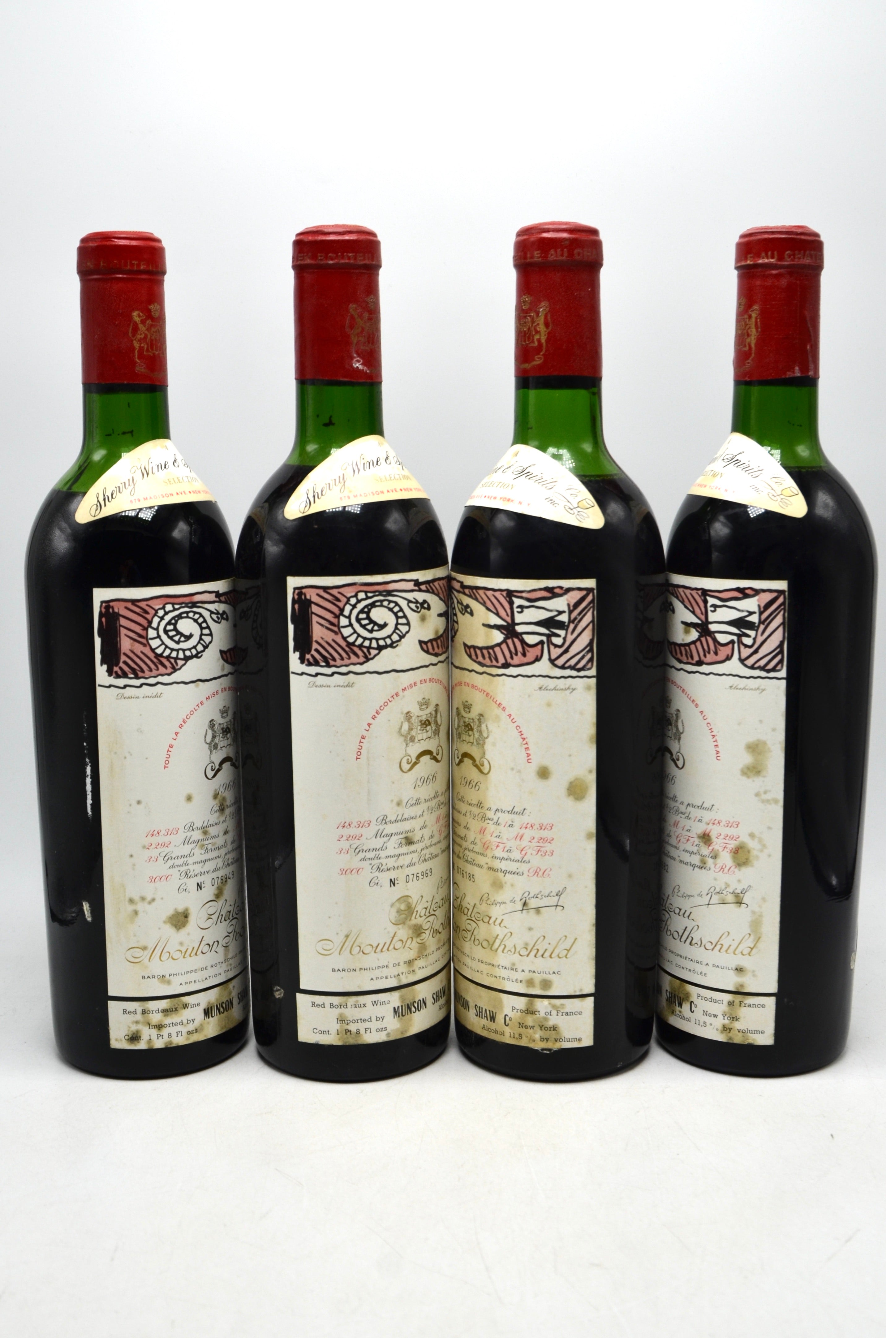 1966 Château Mouton Rothschild, Pauillac