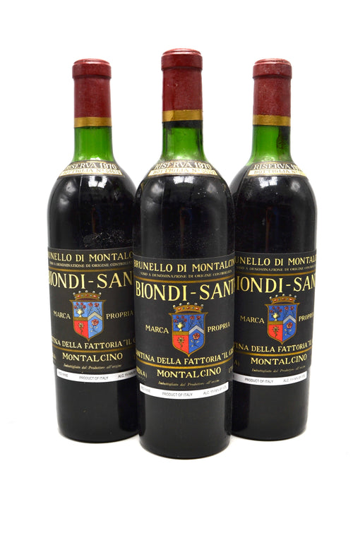 1970 Biondi Santi Brunello di Montalcino Riserva