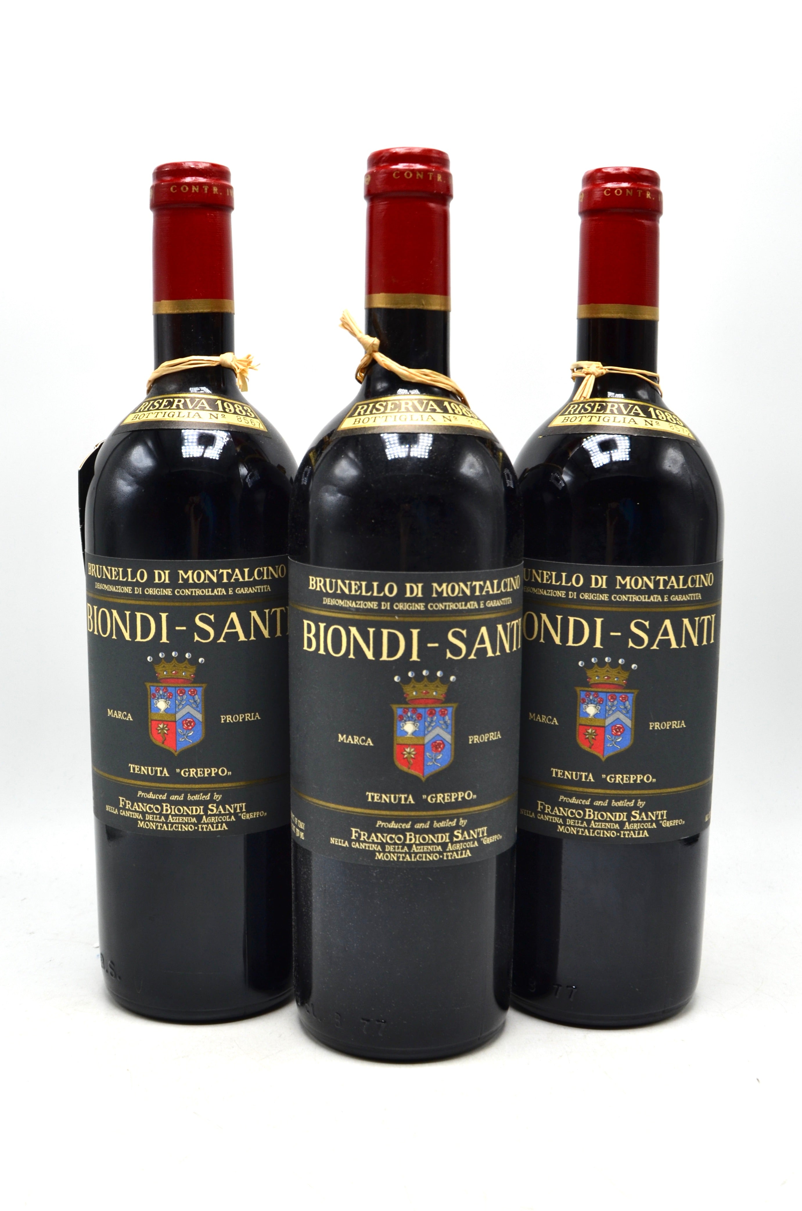 1983 Biondi Santi Brunello di Montalcino, Greppo Riserva