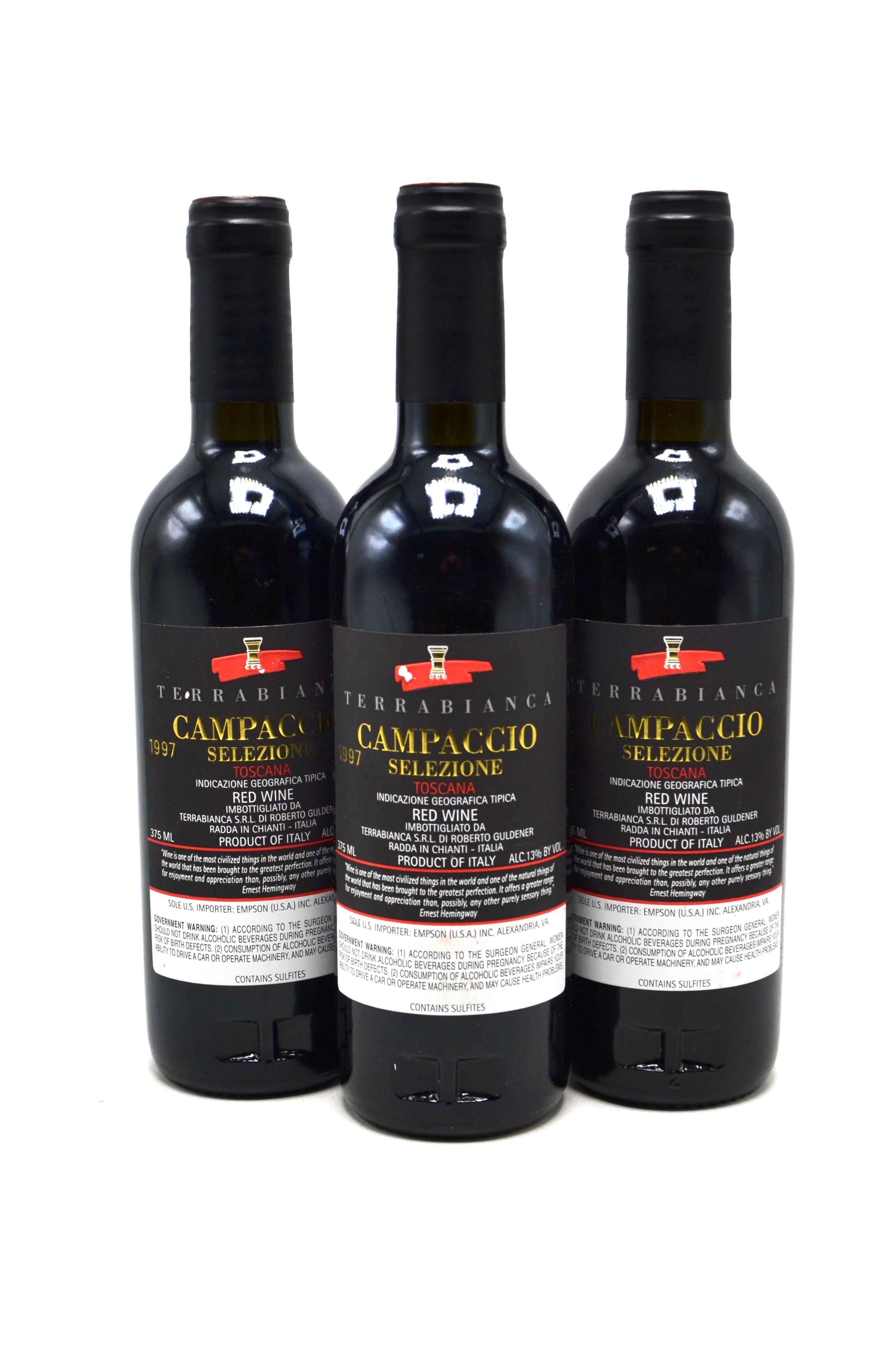 1997 Terrabianca Campaccio Riserva, Toscana (half-bottle)