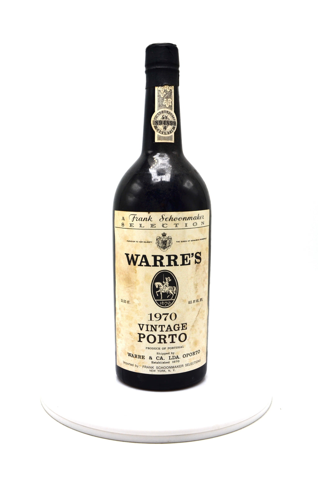 1970 Warre's Vintage Port