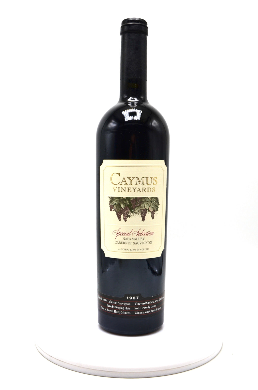 1987 Caymus Cabernet Sauvignon, Special Selection, Rutherford, Napa Valley