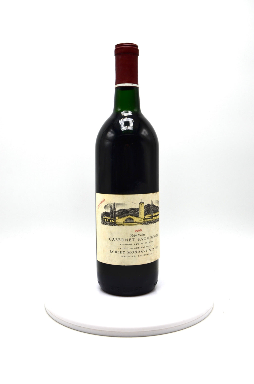 1968 Robert Mondavi Cabernet Sauvignon Unfined, Napa Valley
