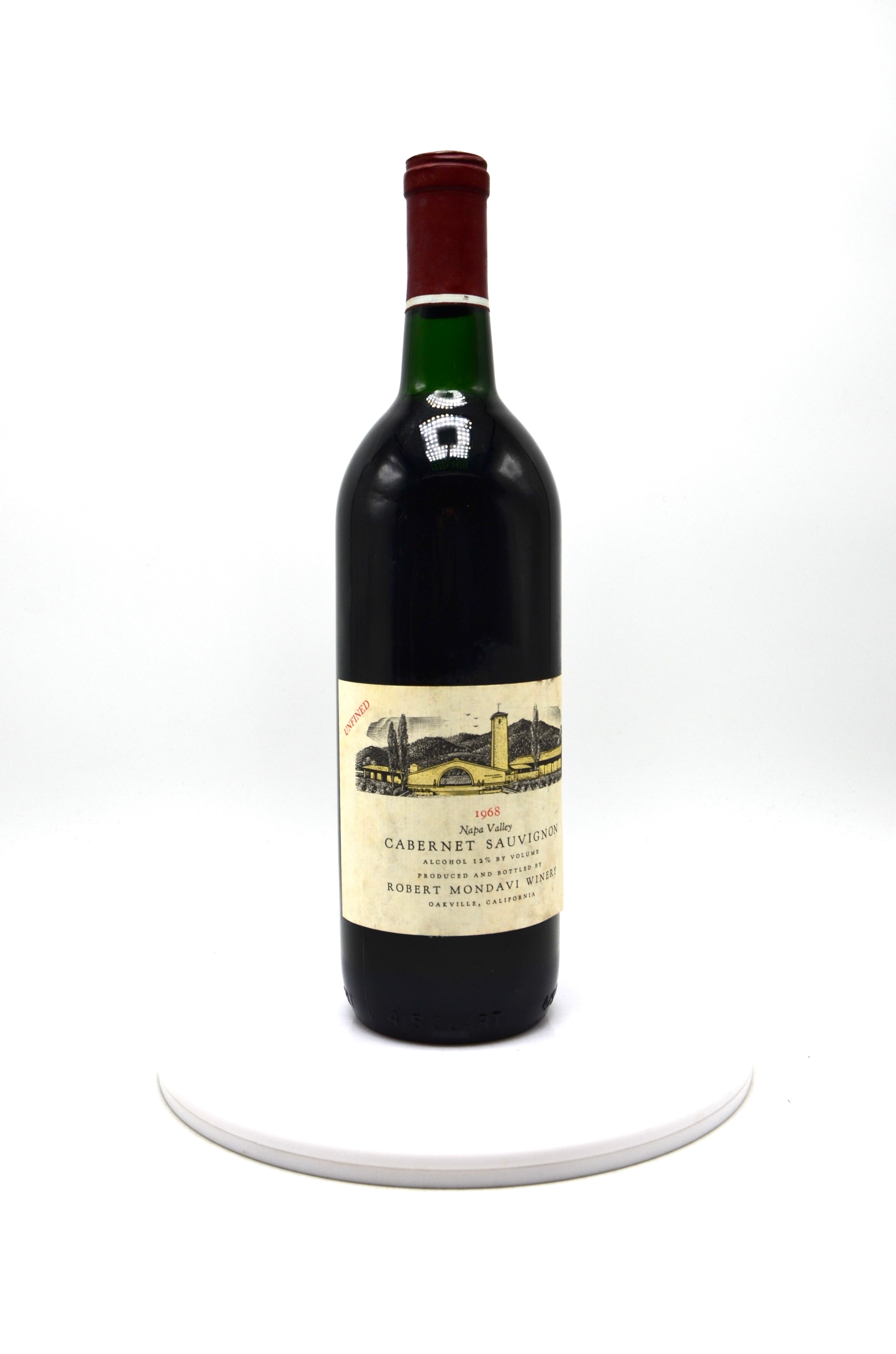 1968 Robert Mondavi Cabernet Sauvignon Unfined, Napa Valley