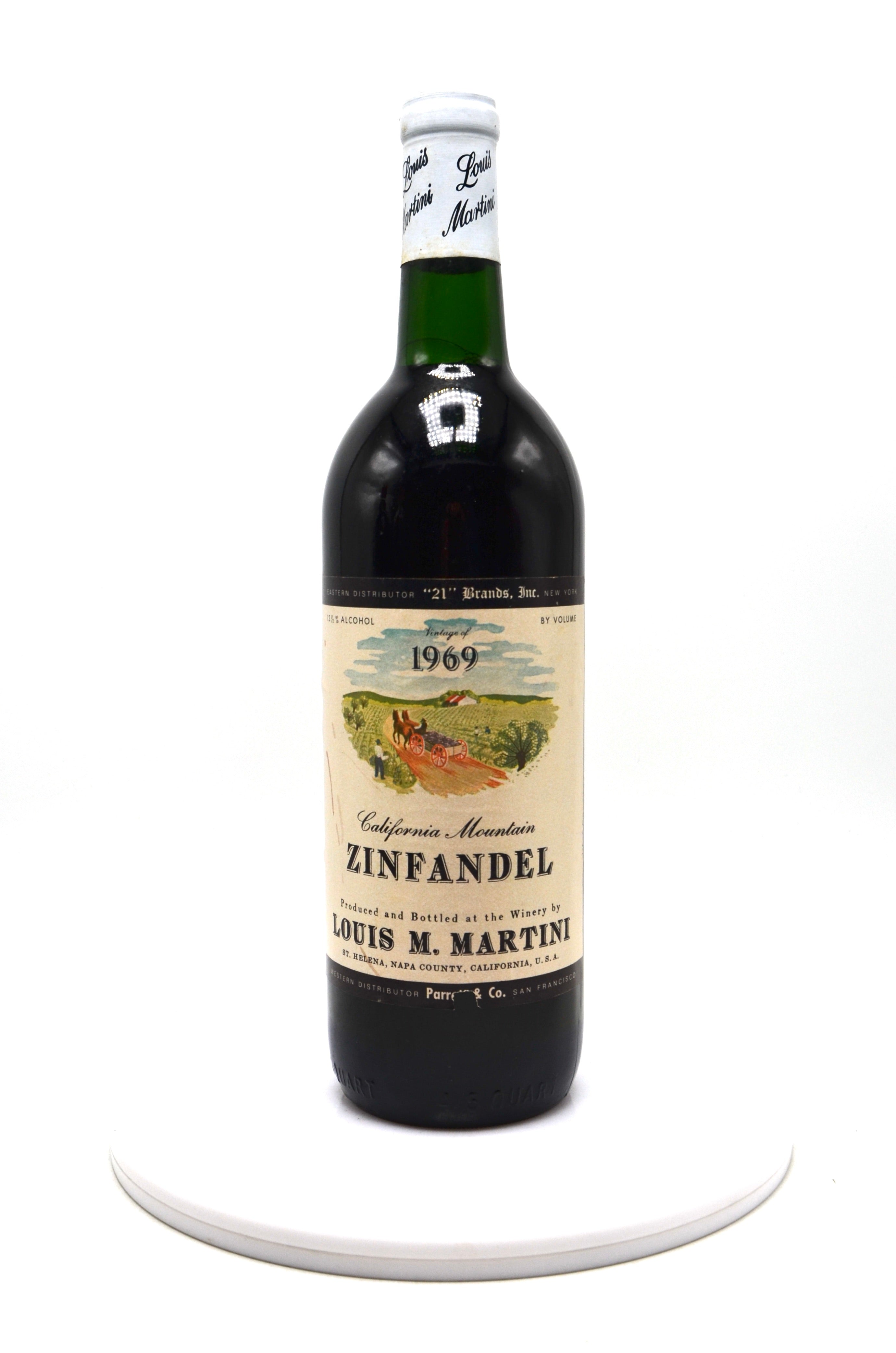 1969 Louis M. Martini Zinfandel, St. Helena, Napa Valley