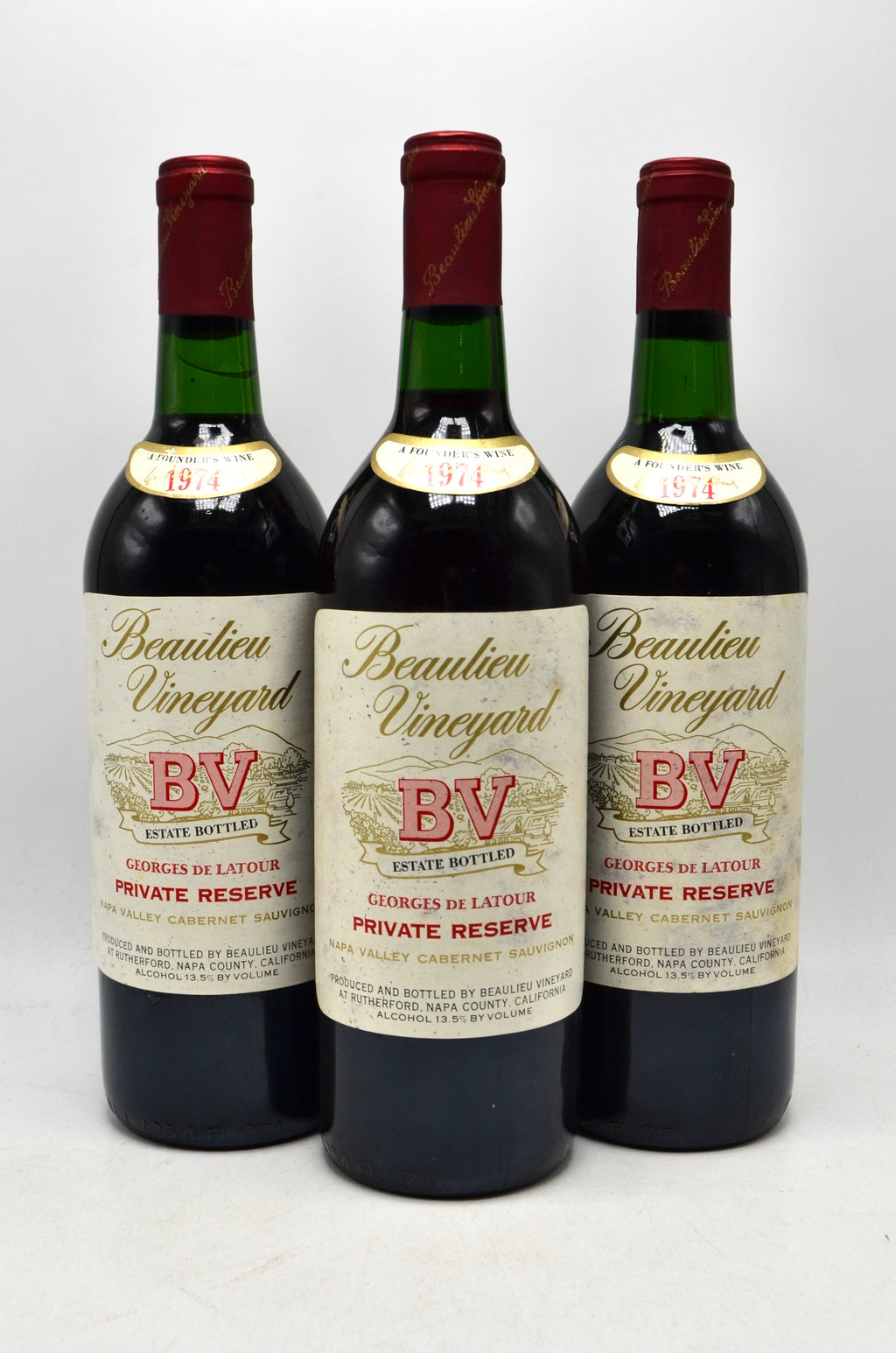1974 Beaulieu Vineyard Georges de Latour Private Reserve Cabernet Sauvignon, Napa Valley