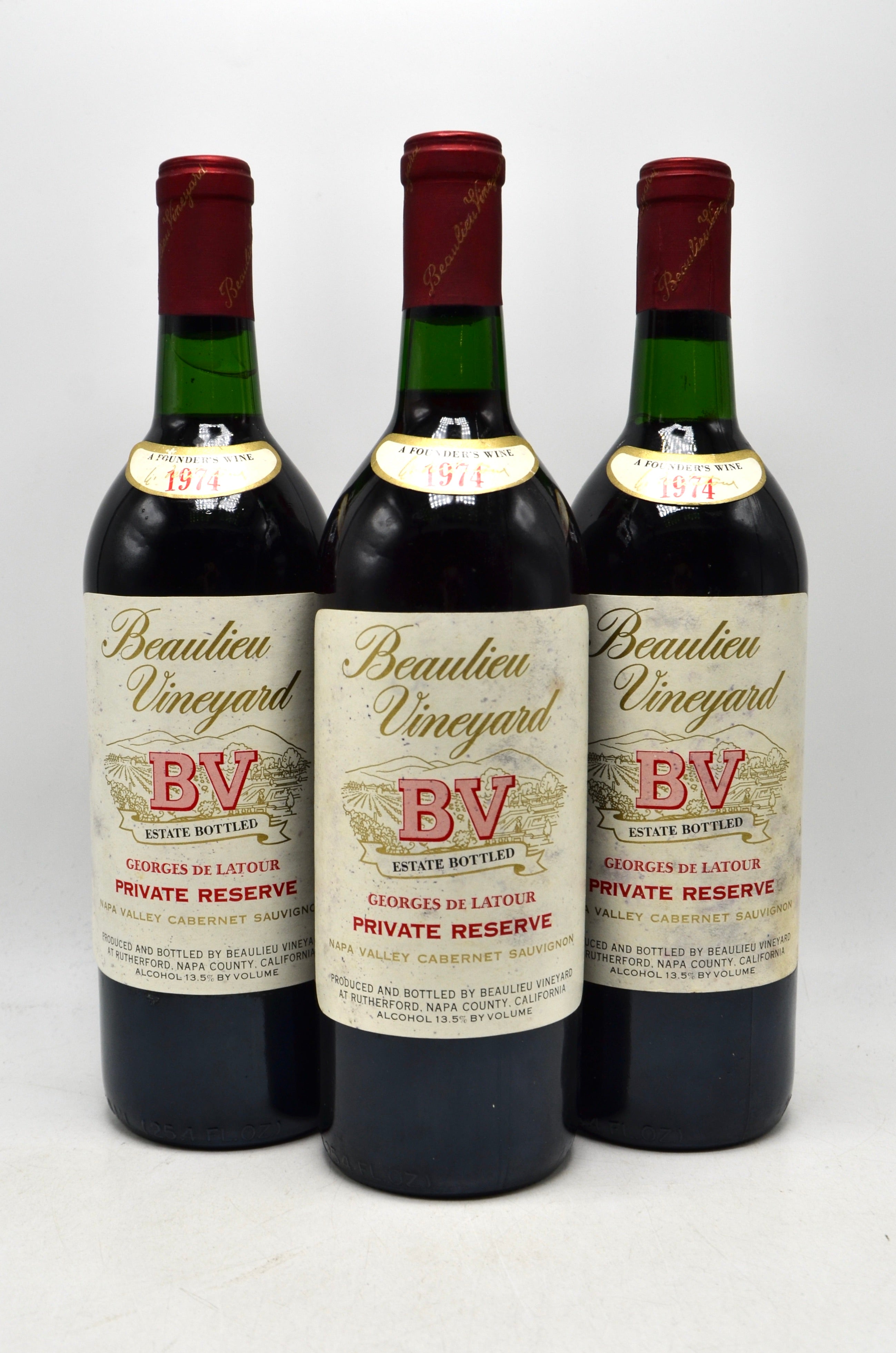 1974 Beaulieu Vineyard Georges de Latour Private Reserve Cabernet Sauvignon, Napa Valley