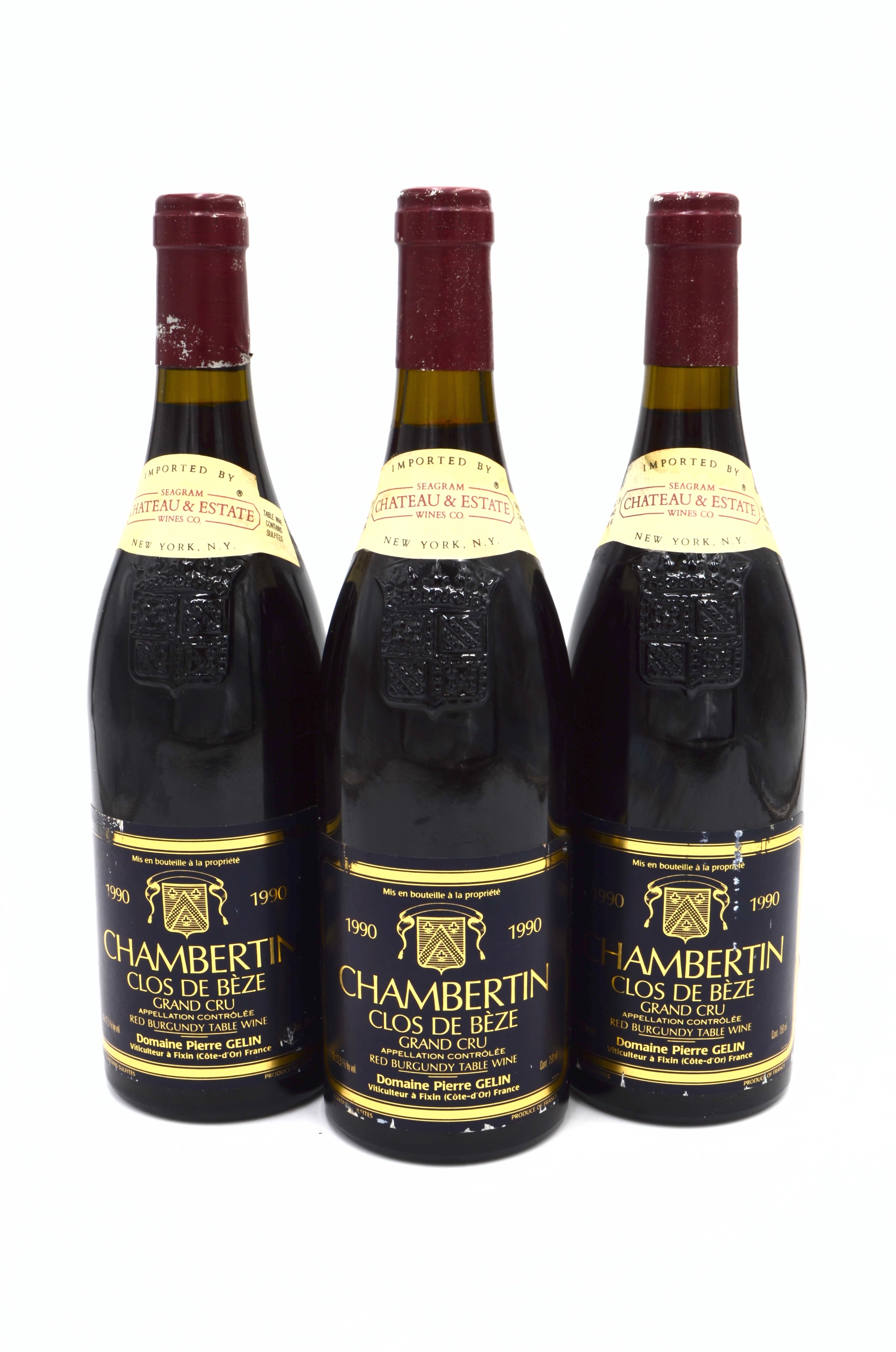 1990 Domaine Pierre Gelin Chambertin, Clos de Beze, Grand Cru