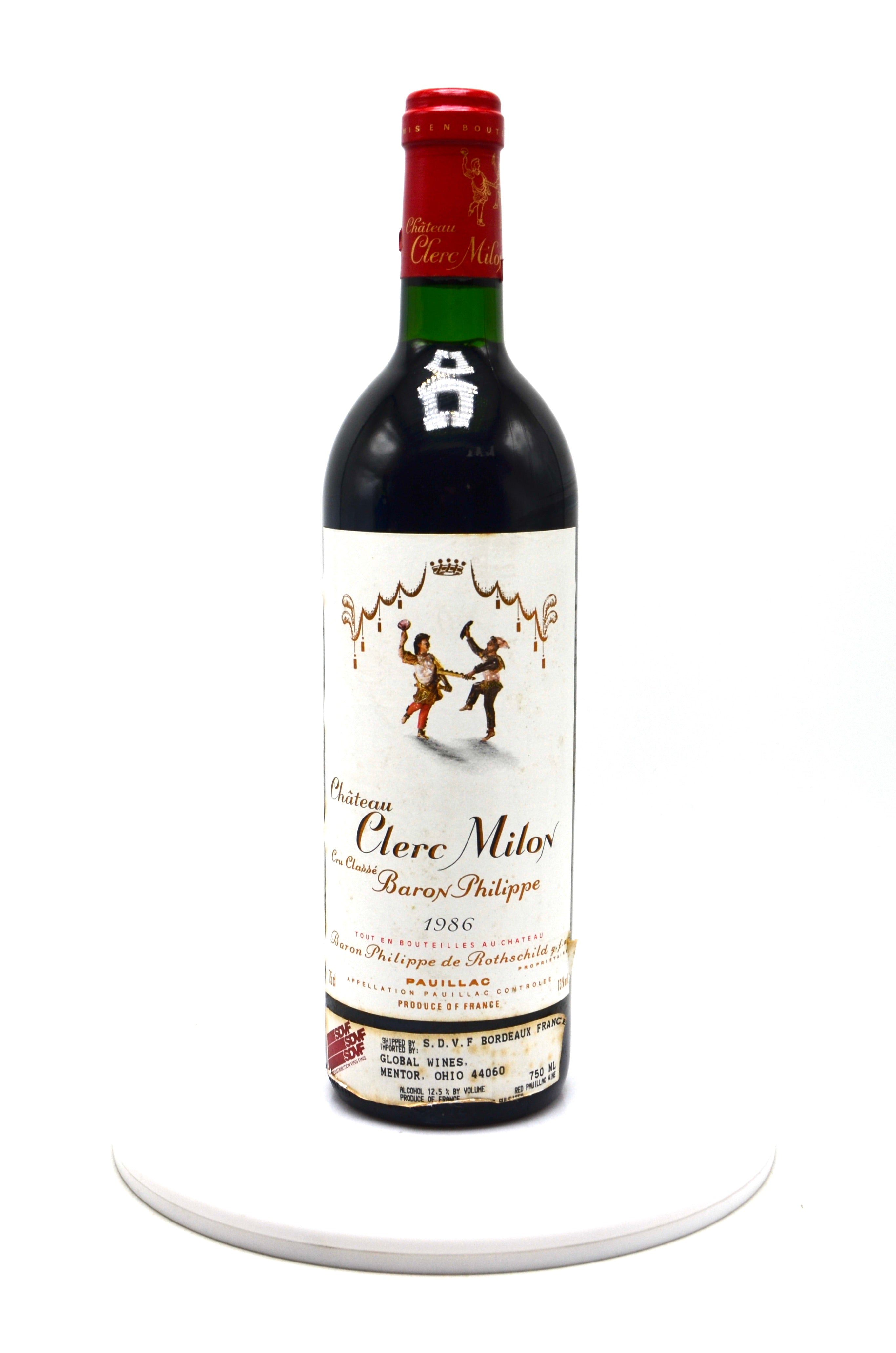 1986 Château Clerc Milon, Pauillac