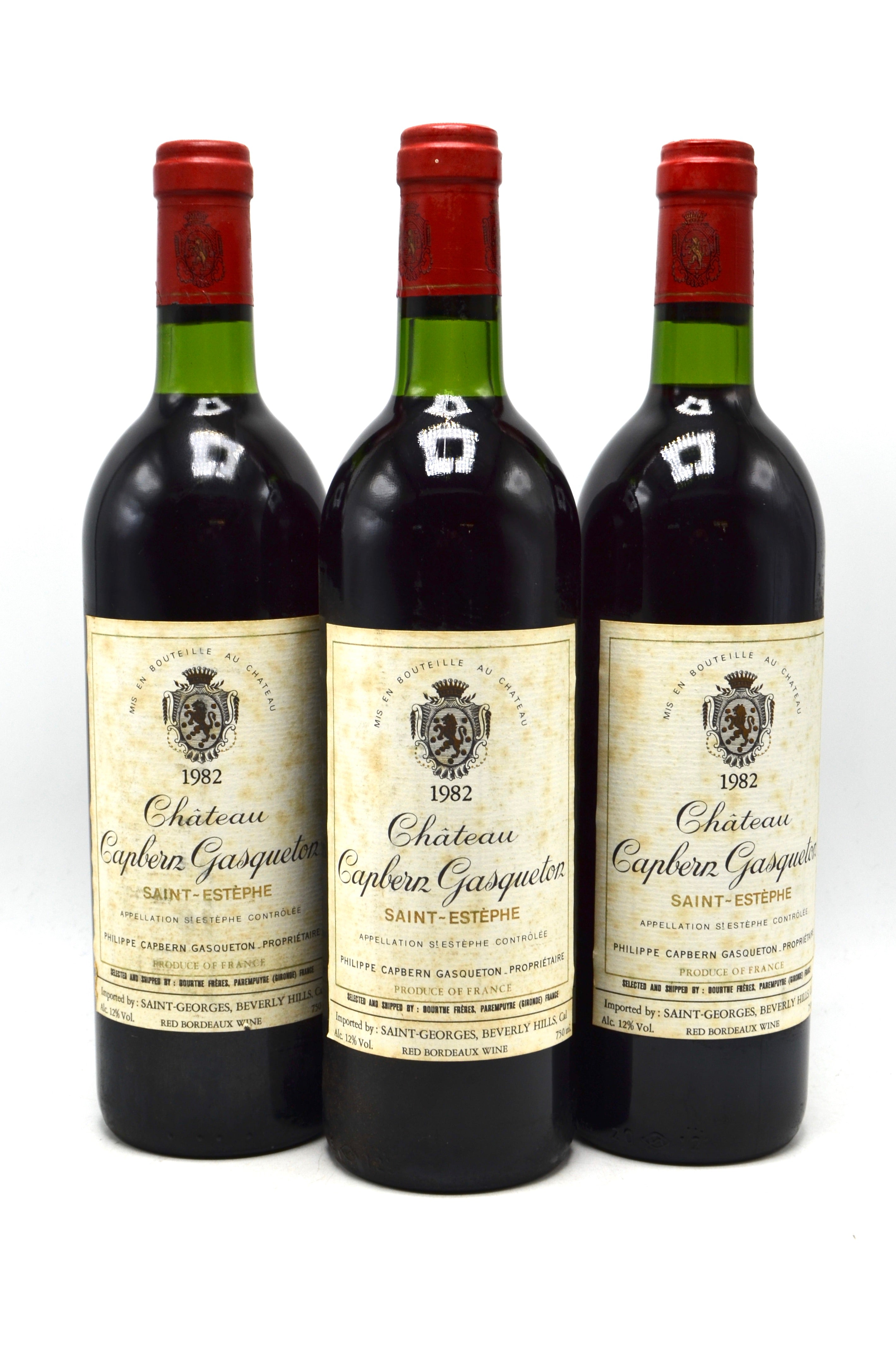 1982 Château Capbern Gasqueton, St. Estephe [by Ch. Calon-Segur]