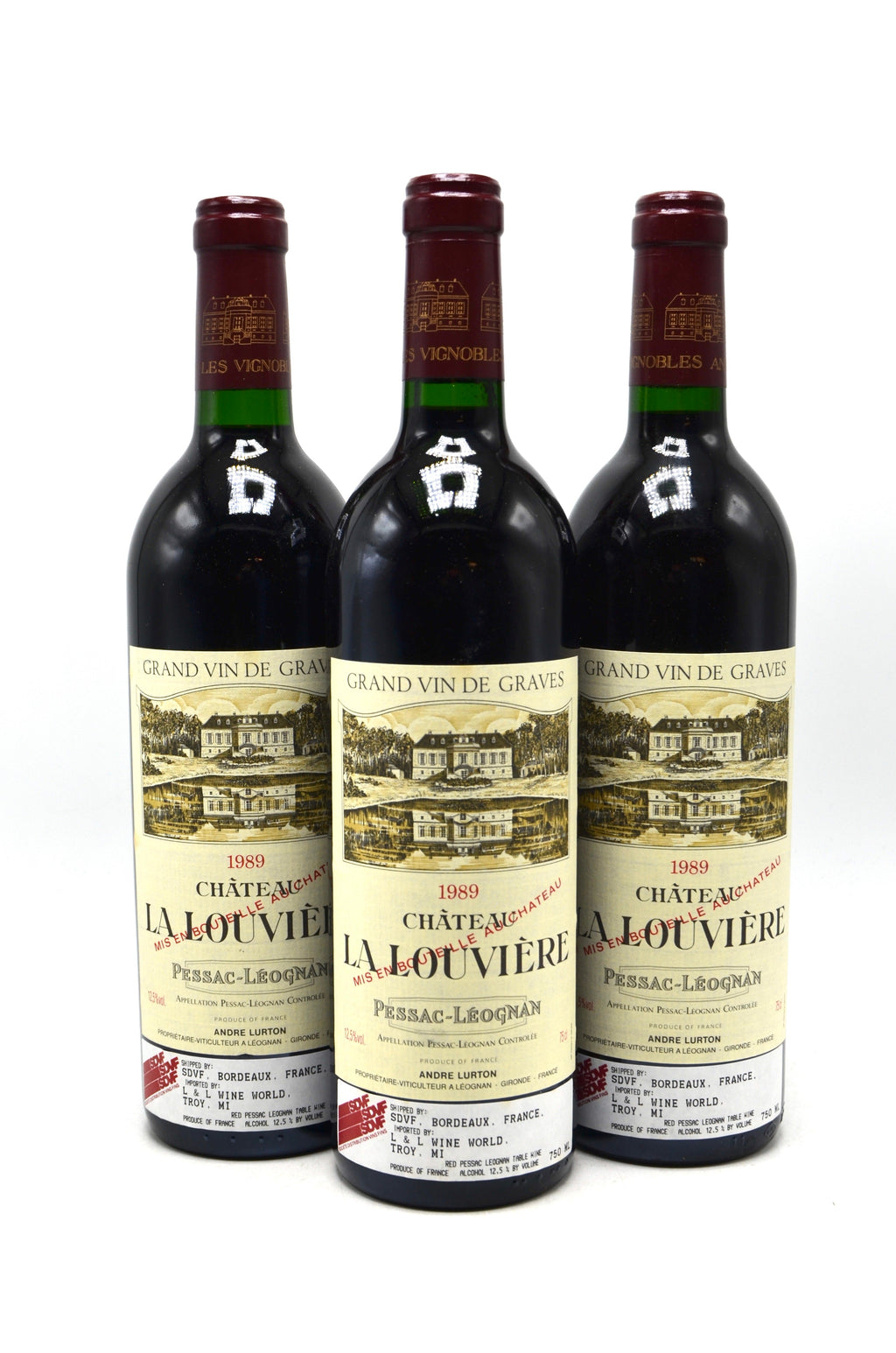 1989 Château La Louvière Rouge, Pessac-Leognan