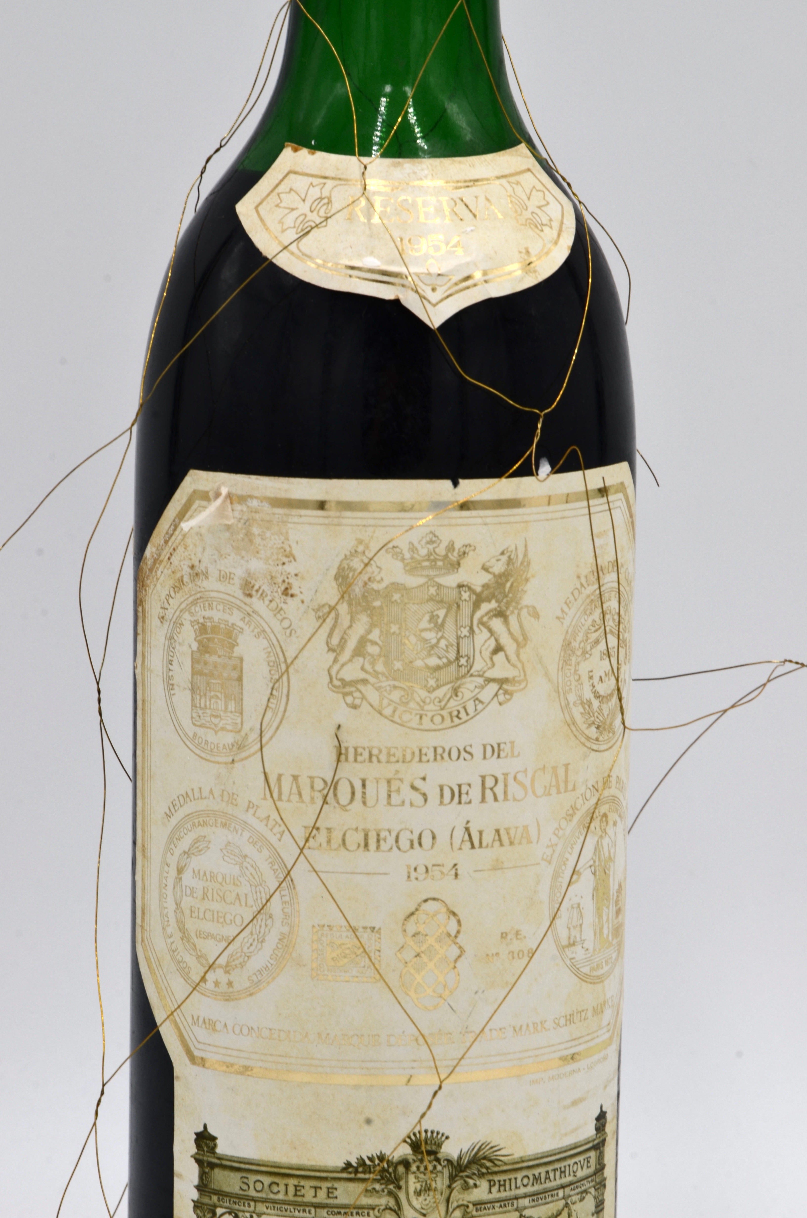 1954 Herederos del Marques de Riscal Rioja Reserva, Spain