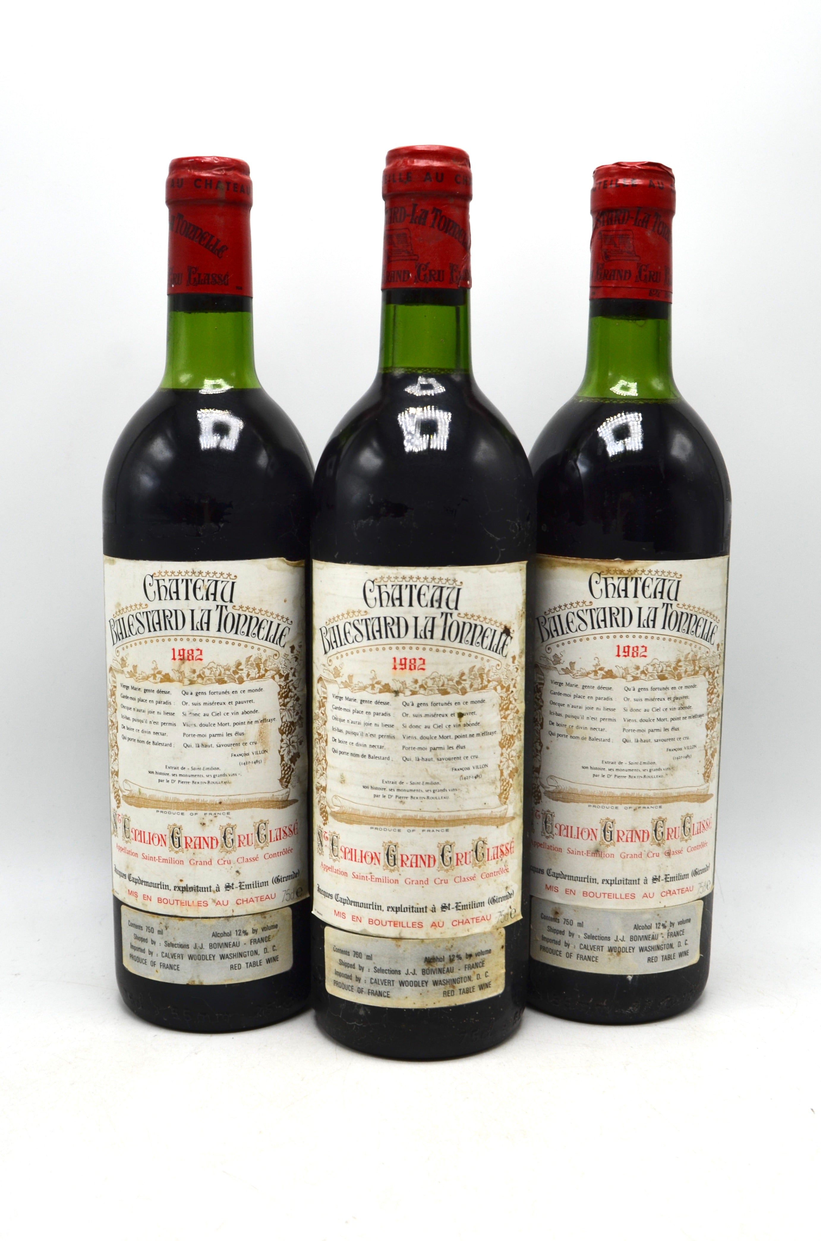 1982 Château Balestard la Tonnelle, St. Emilion