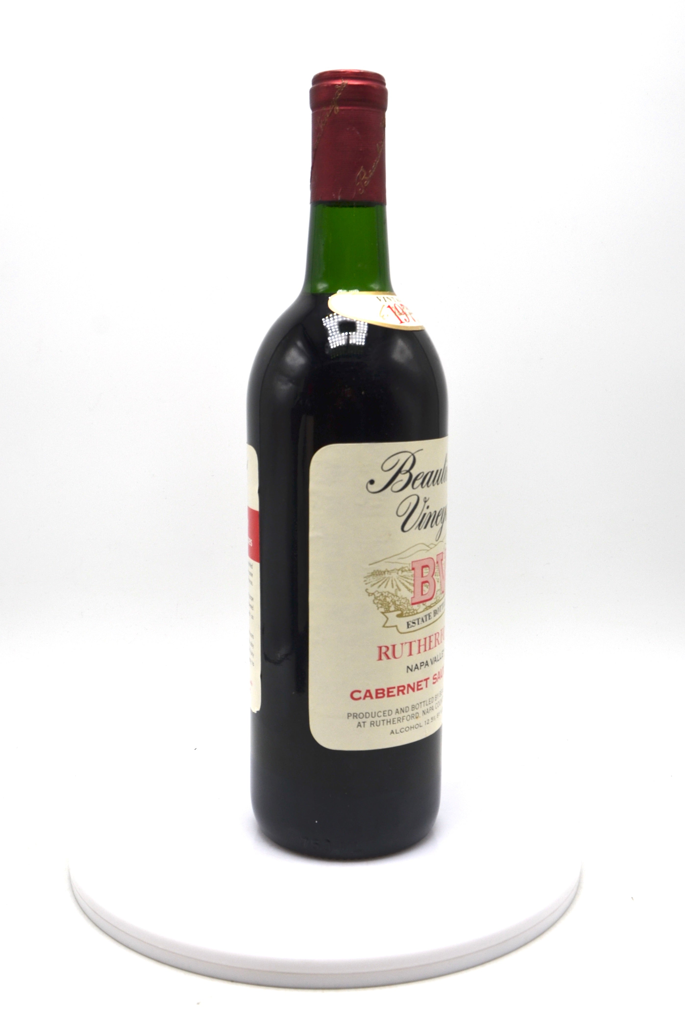 1977 Beaulieu Vineyard Cabernet Sauvignon, Rutherford, Napa Valley