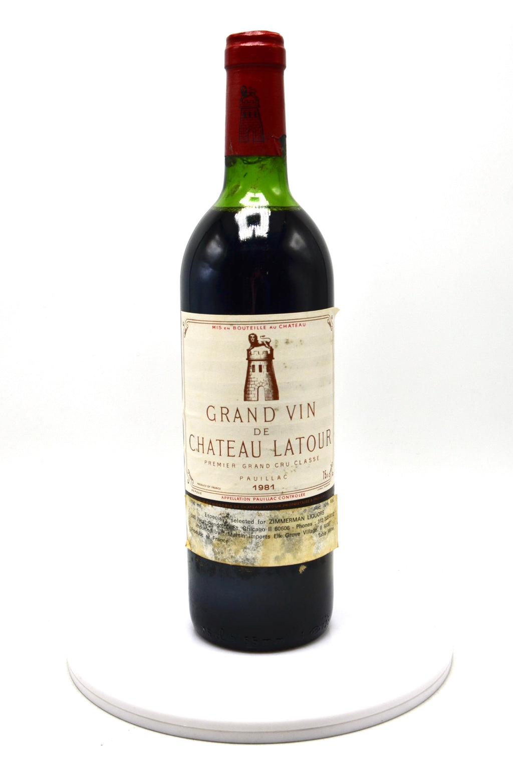 1981 Château Latour, Pauillac