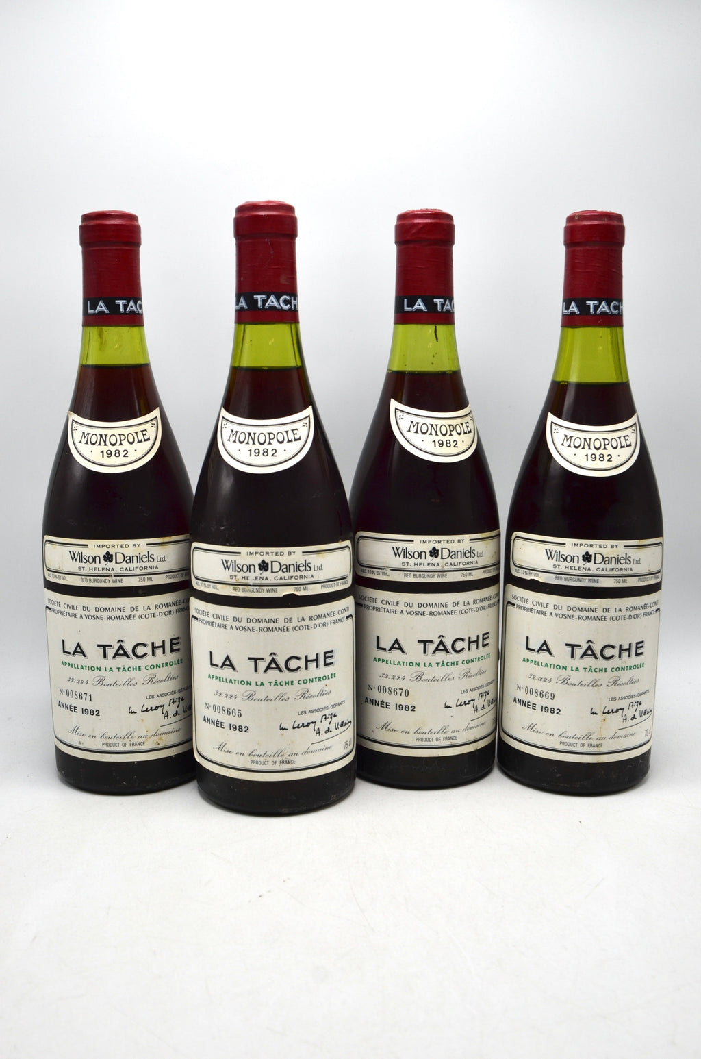 1982 Domaine de la Romanee-Conti La Tache, Grand Cru Monopole