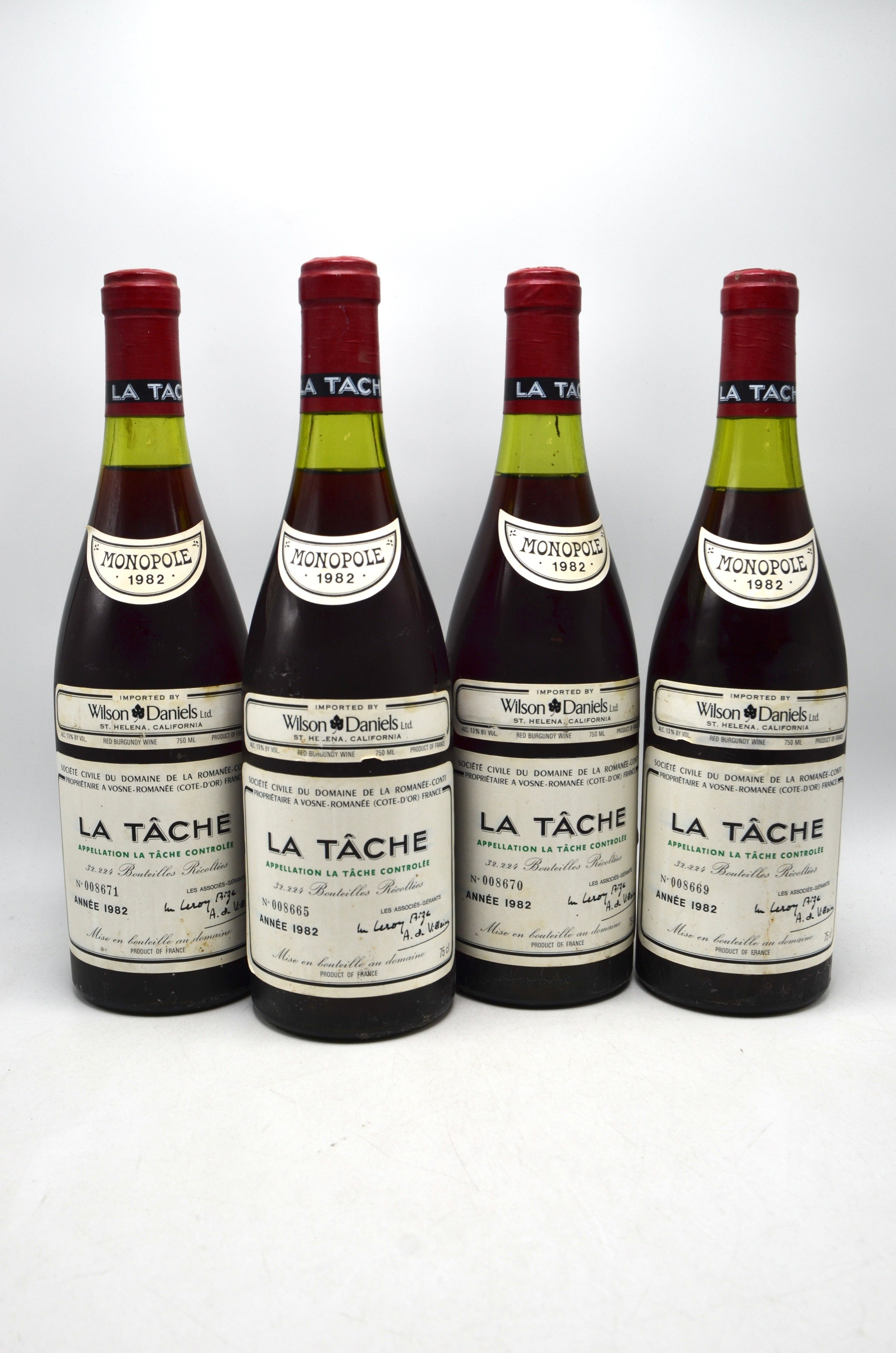 1982 Domaine de la Romanee-Conti La Tache, Grand Cru Monopole