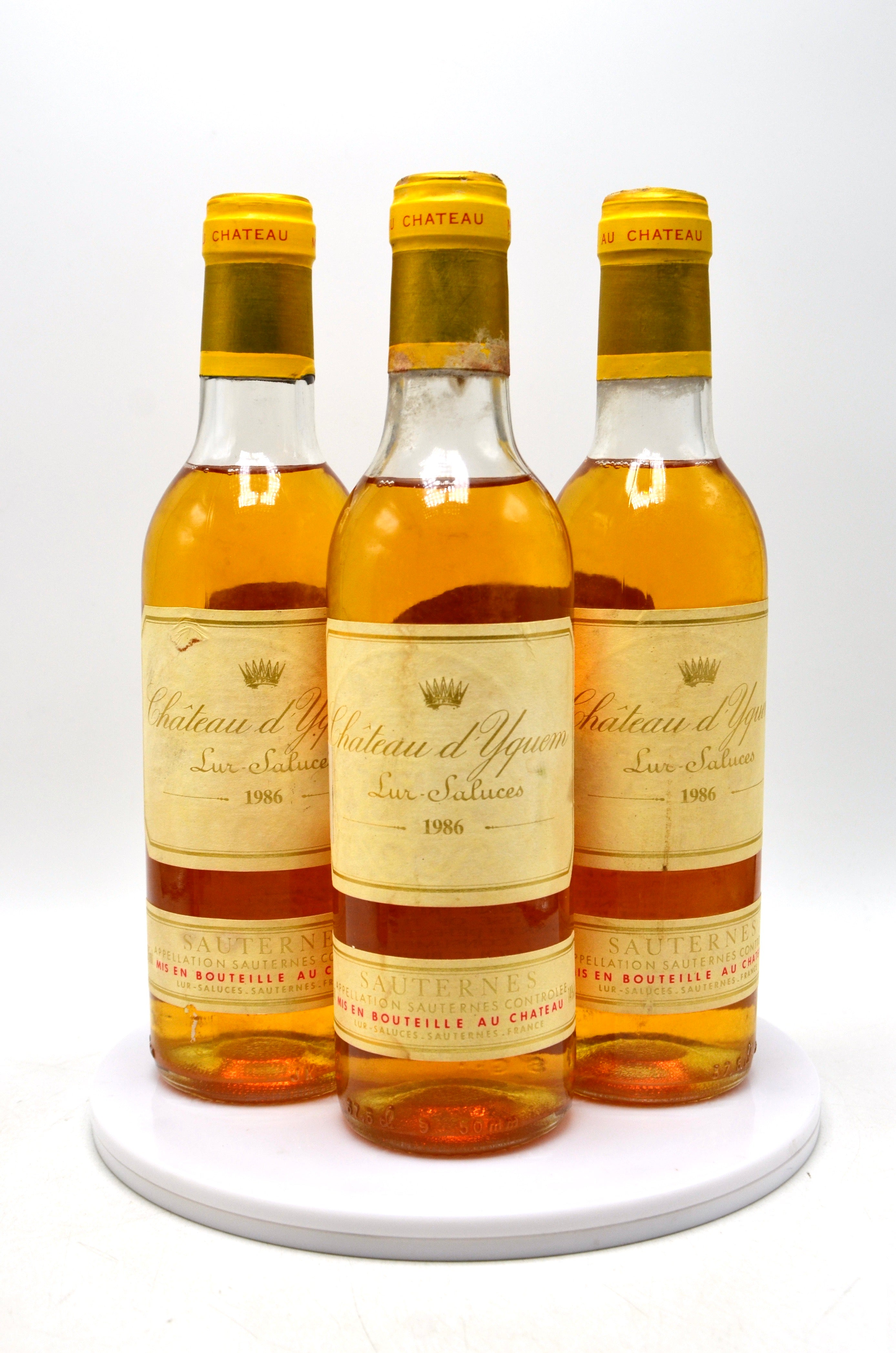 1986 Château d'Yquem, Sauternes (half-bottle)