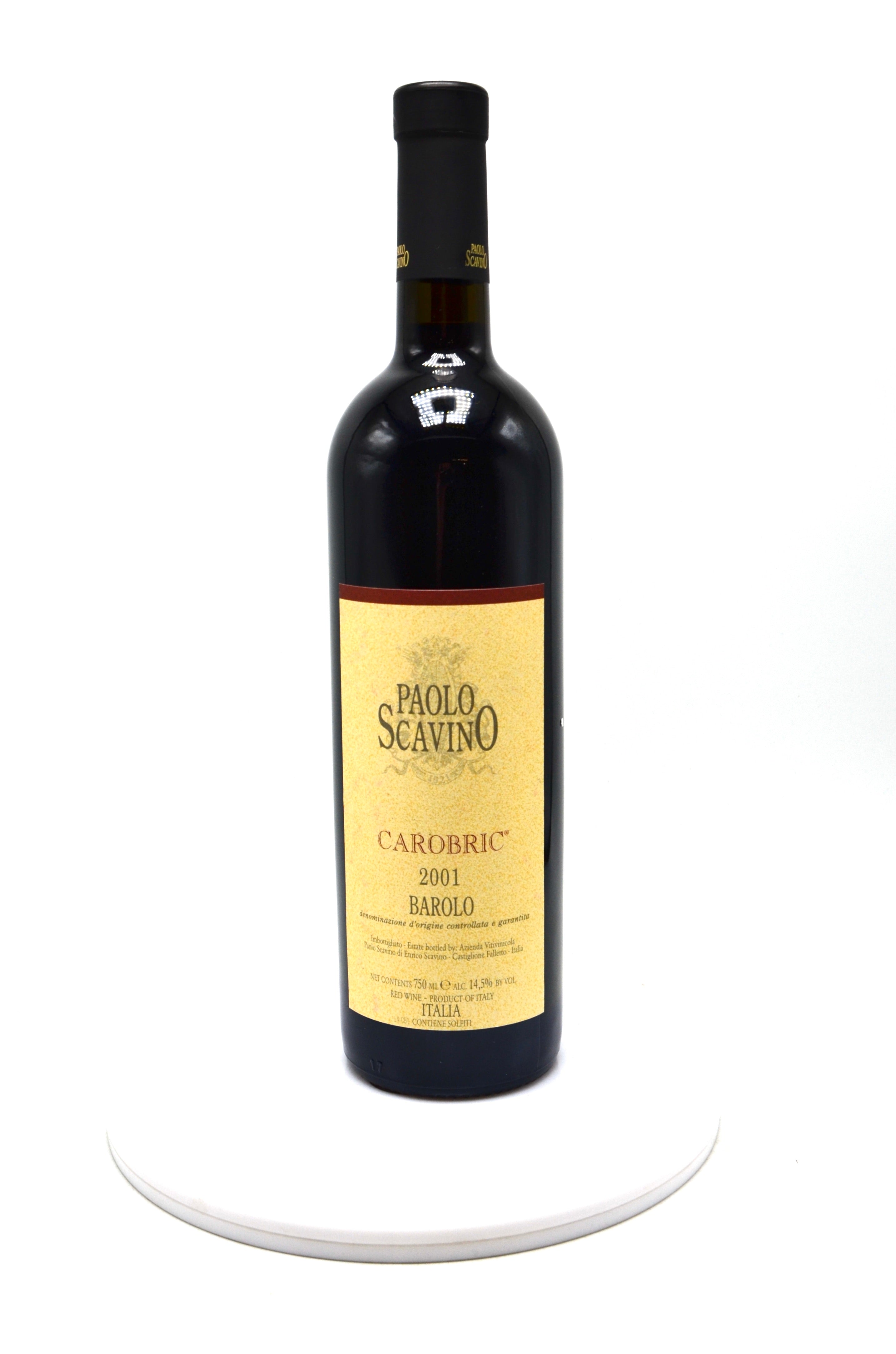 2001 Paolo Scavino Barolo, Carobric